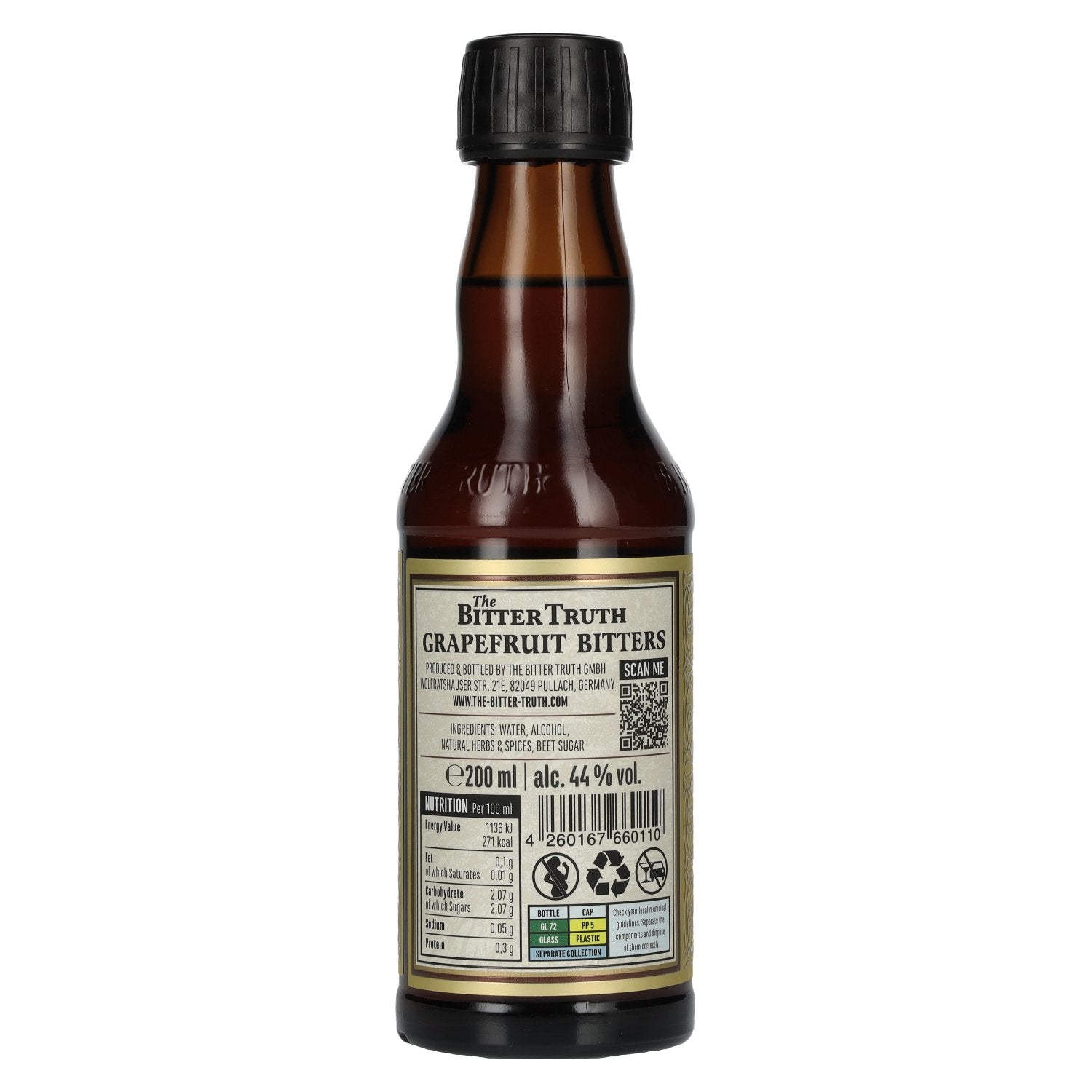 The Bitter Truth Grapefruit Bitters 44% Vol. 0.2l