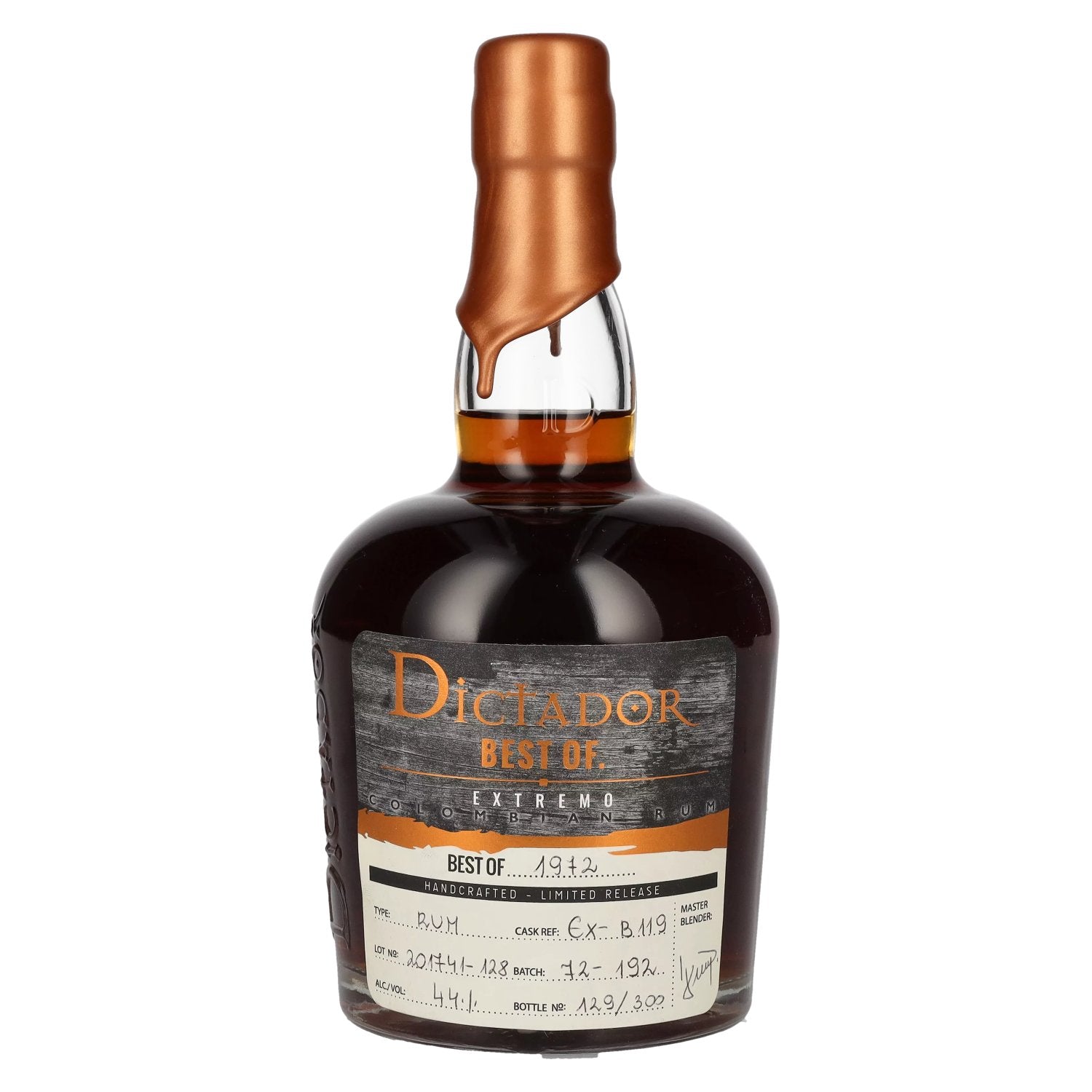 Dictador BEST OF 1972 EXTREMO Colombian Rum Limited Release 44% Vol. 0.7l