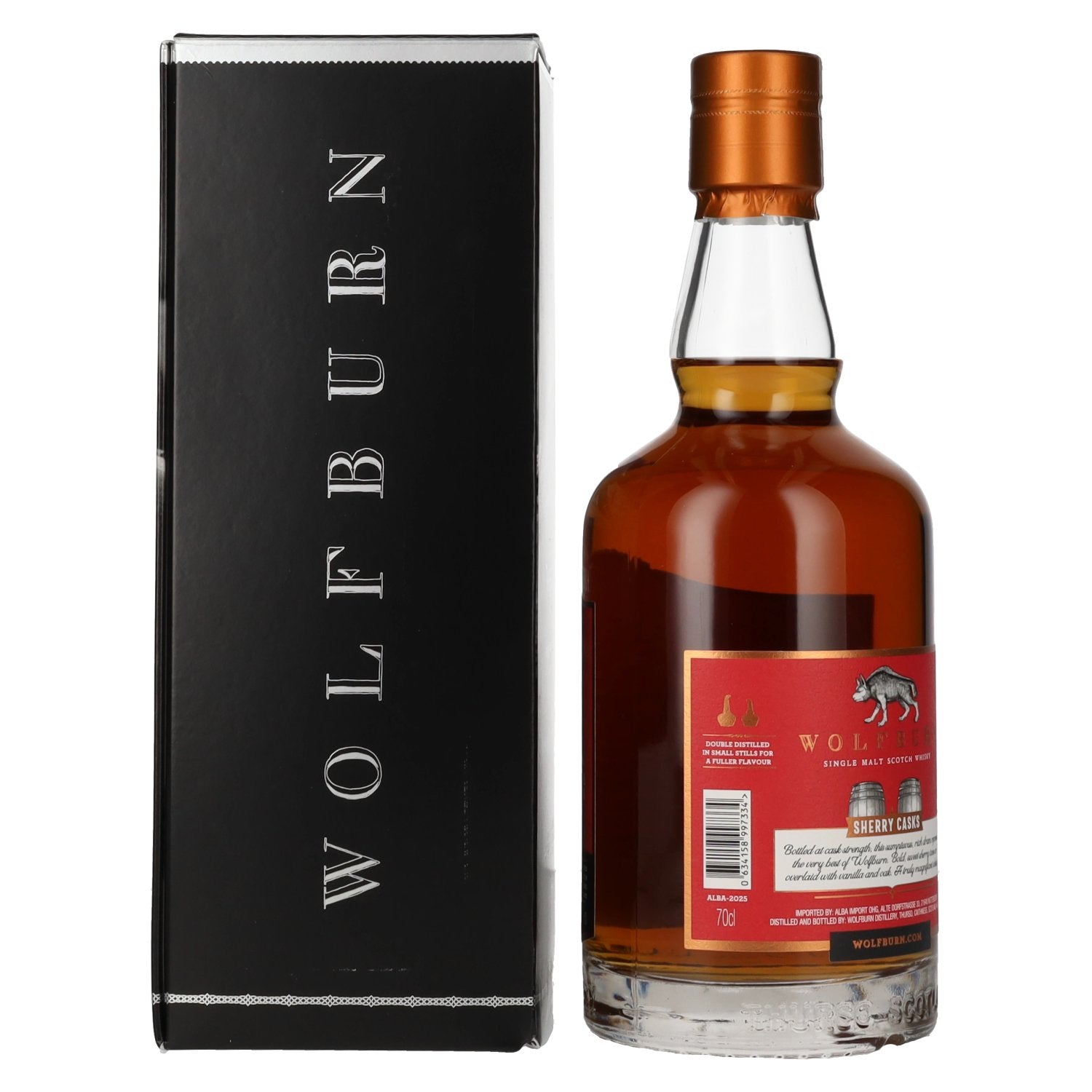Wolfburn VIBRANT STILLS 10 Years Old Oloroso Sherry Butts 57,8% Vol. 0,7l in Geschenkbox