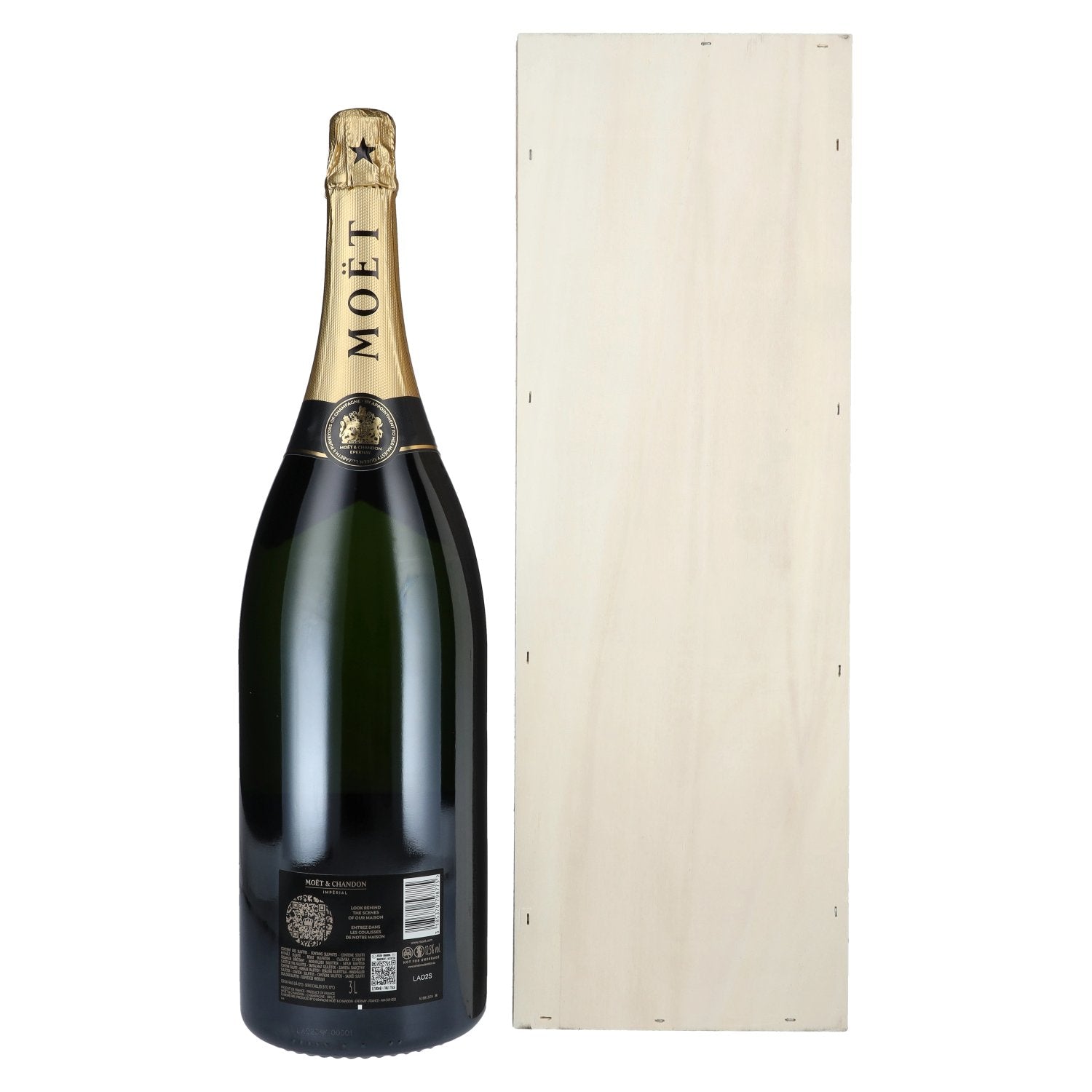 Moët & Chandon Champagne IMPÉRIAL Brut 12,5% Vol. 3l in Holzkiste