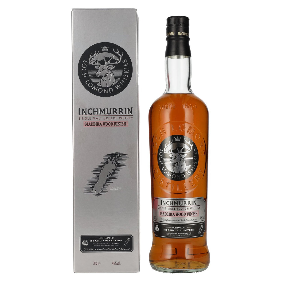 Loch Lomond Inchmurrin Madeira Wood Finish 46% Vol. 0.7L in Gift Box