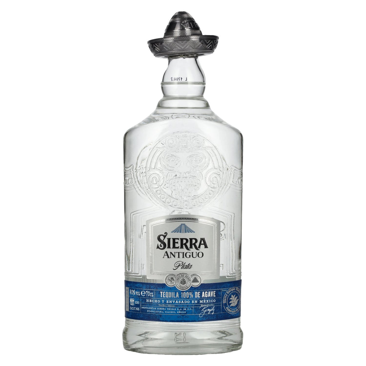 Sierra Tequila Antiguo Plata 100% Agave 40% Vol. 0.7l