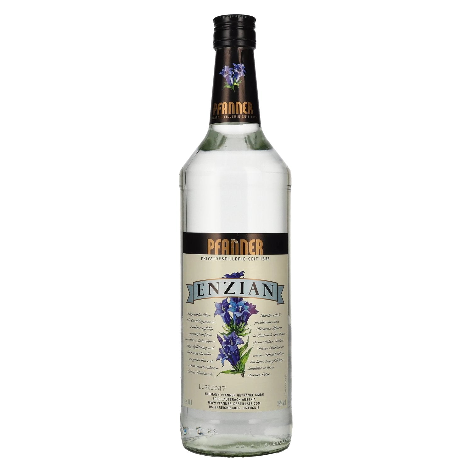 Pfanner Gentian 38% Vol. 1L