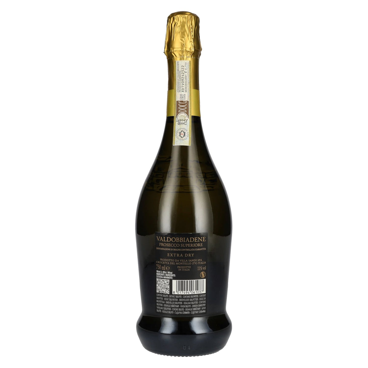 Villa Sandi Valdobbiadene Prosecco Superiore Extra Dry DOCG 11% vol. 0.75 l