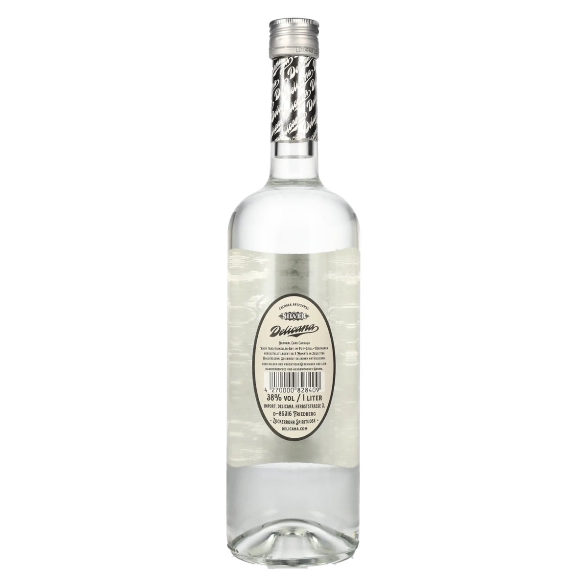 Delicana SILVER Cachaça Artesanal 38% Vol. 1l