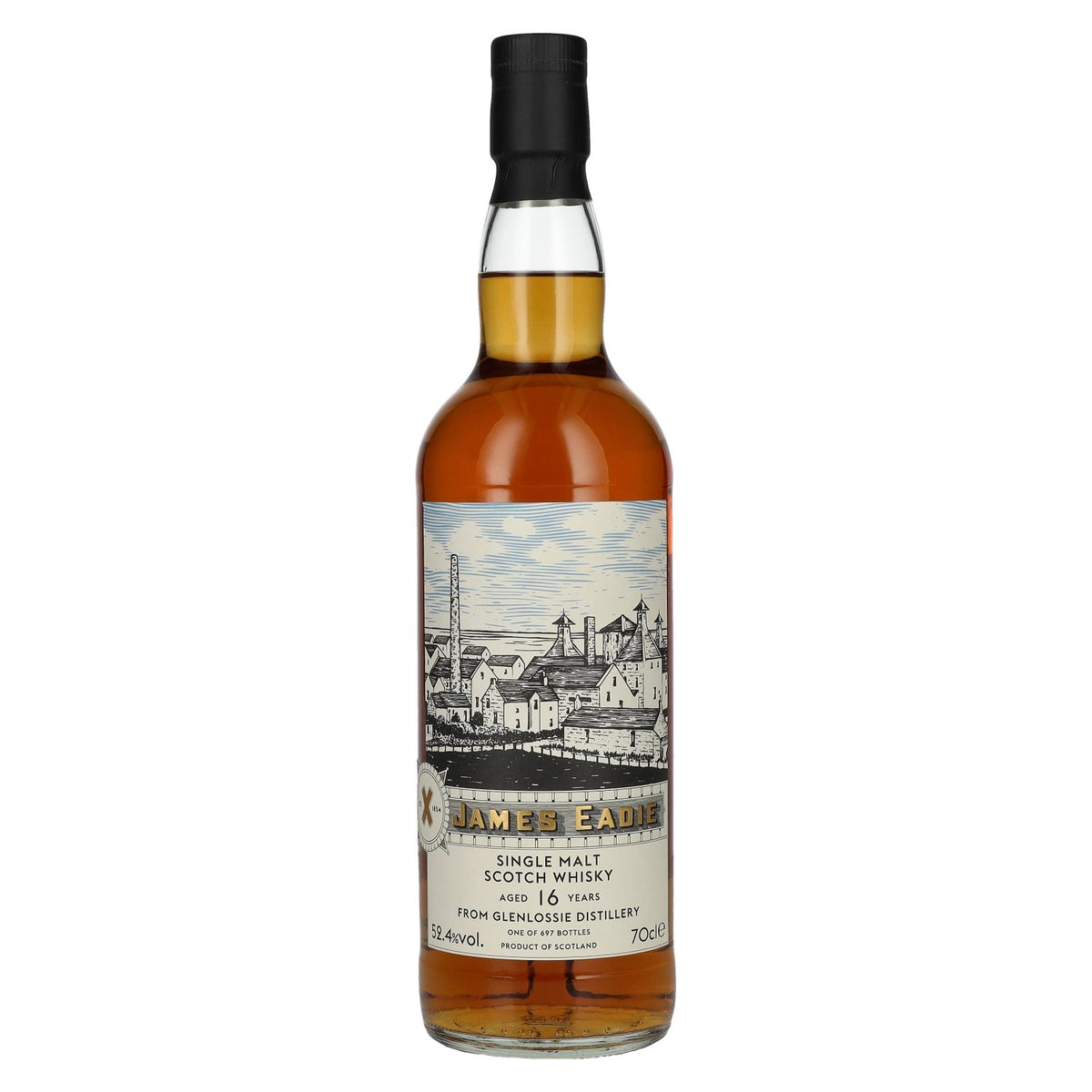 James Eadie GLENLOSSIE 16 Years Old Single Malt #367510 52.4% Vol. 0.7l