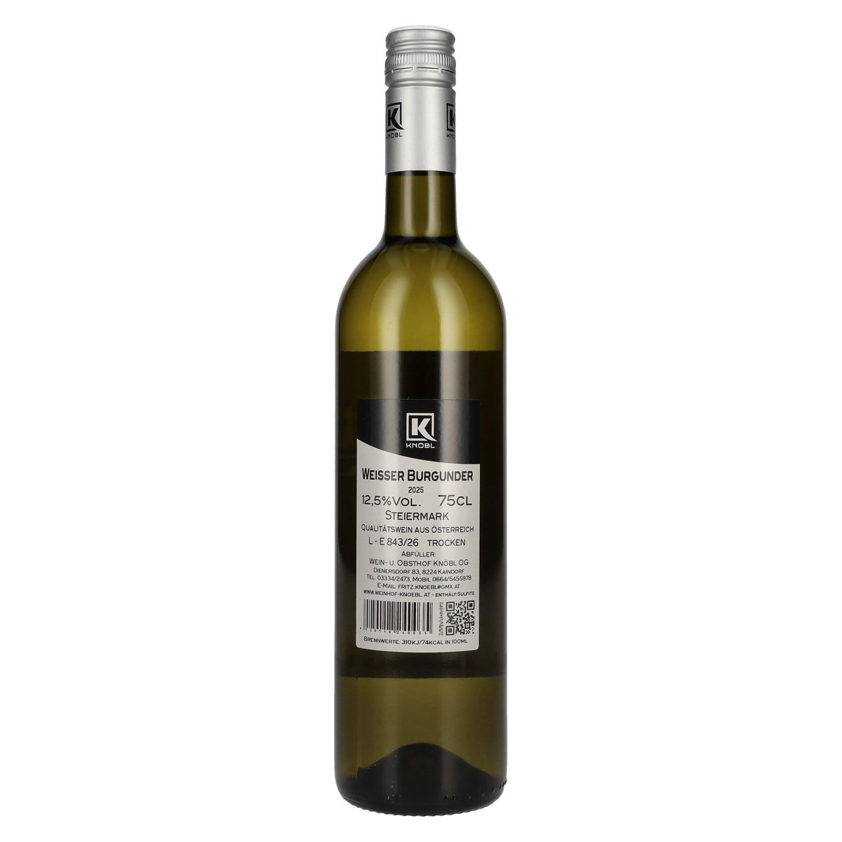 Knöbl Weisser Burgunder 2025 12,5% Vol. 0,75l