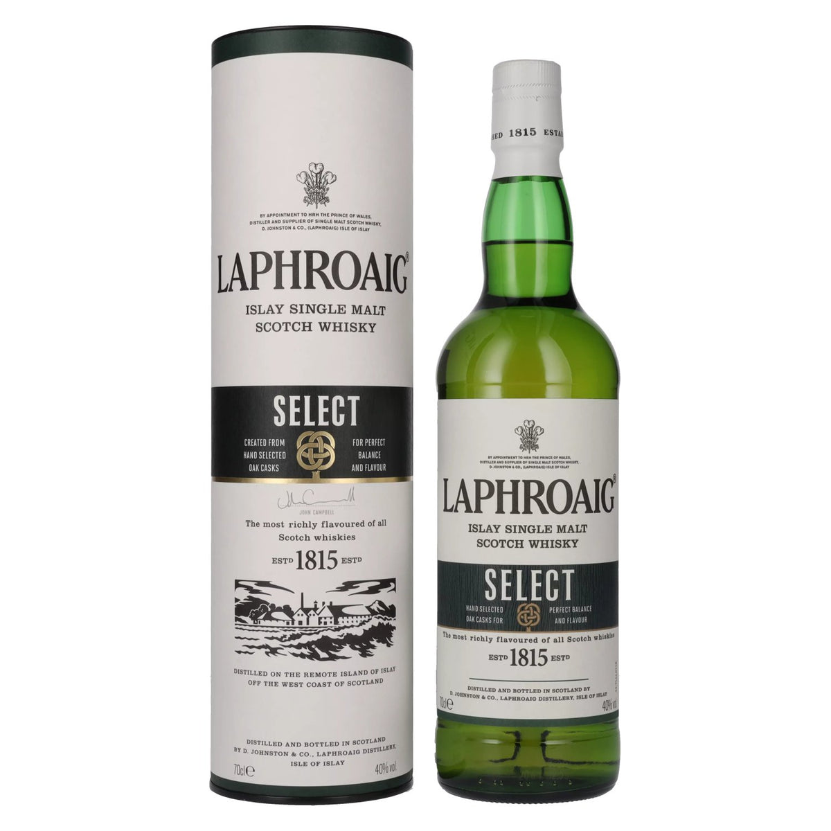 Laphroaig SELECT Islay Single Malt Scotch Whisky 40% Vol. 0,7l in Geschenkbox