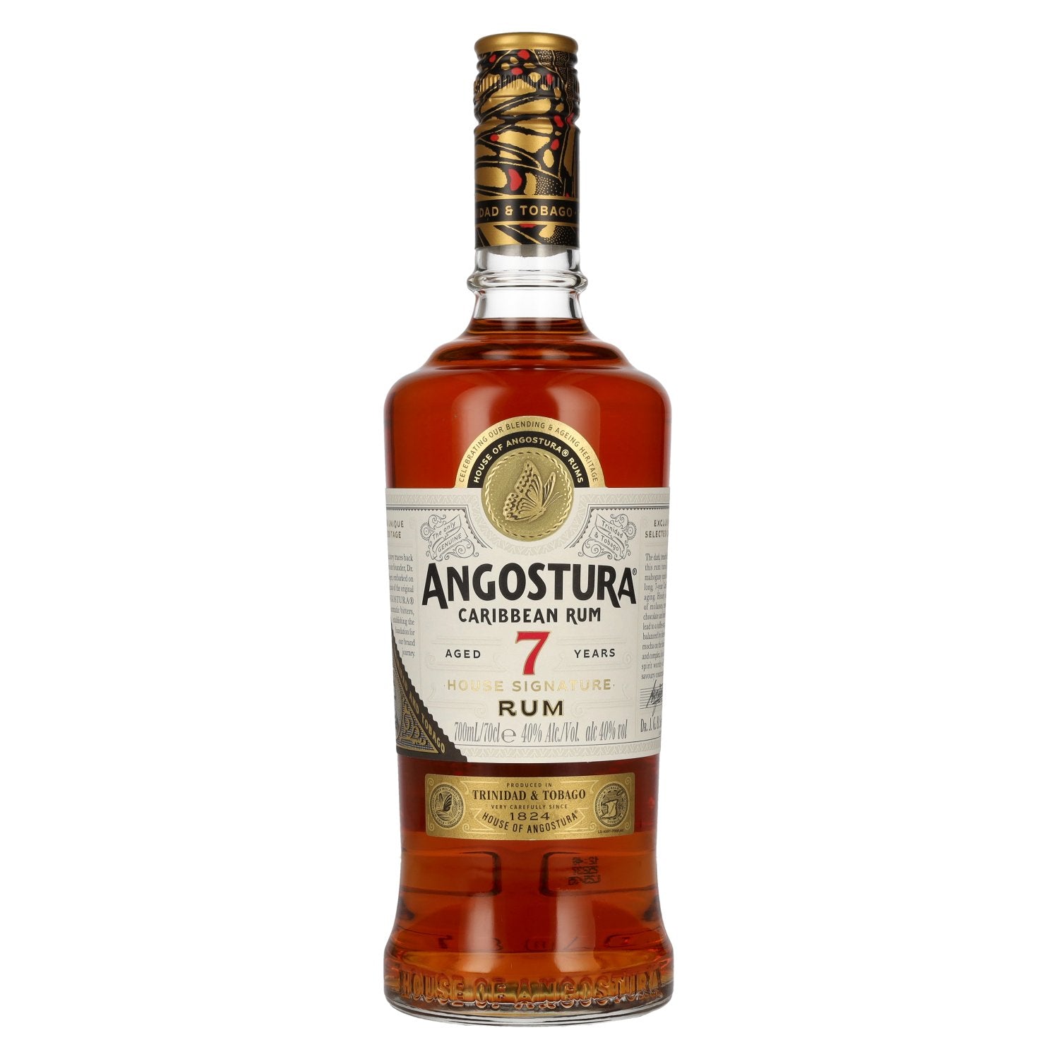 Angostura 7 Years Old House Signature Caribbean Rum 40% Vol. 0.7l