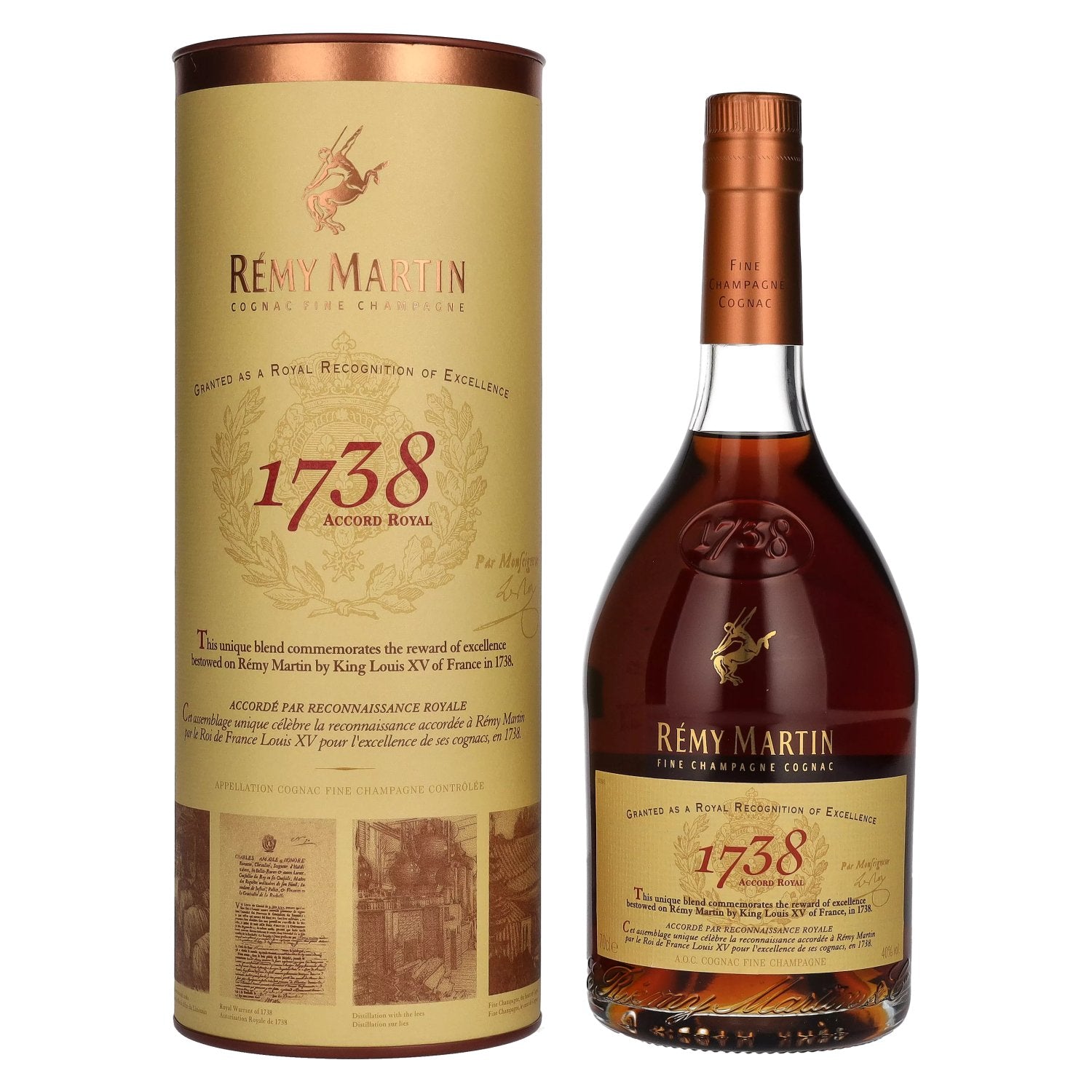 Rémy Martin 1738 ACCORD ROYAL Cognac Fine Champagne 40% Vol. 0.7l in gift box