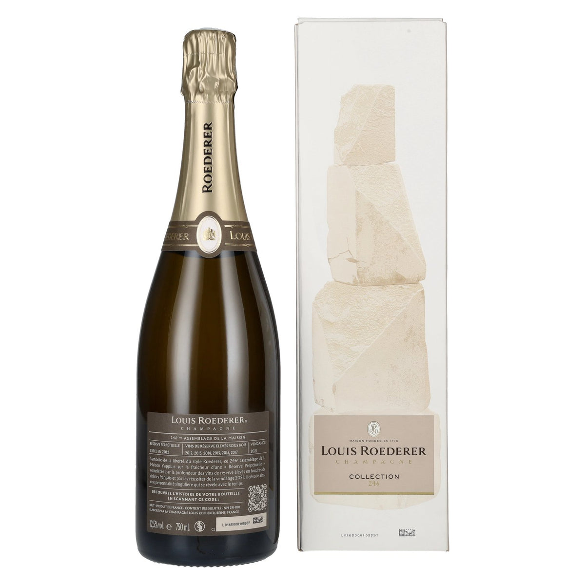Louis Roederer Champagne Collection 246 12.5% Vol. 0.75l in Gift Box