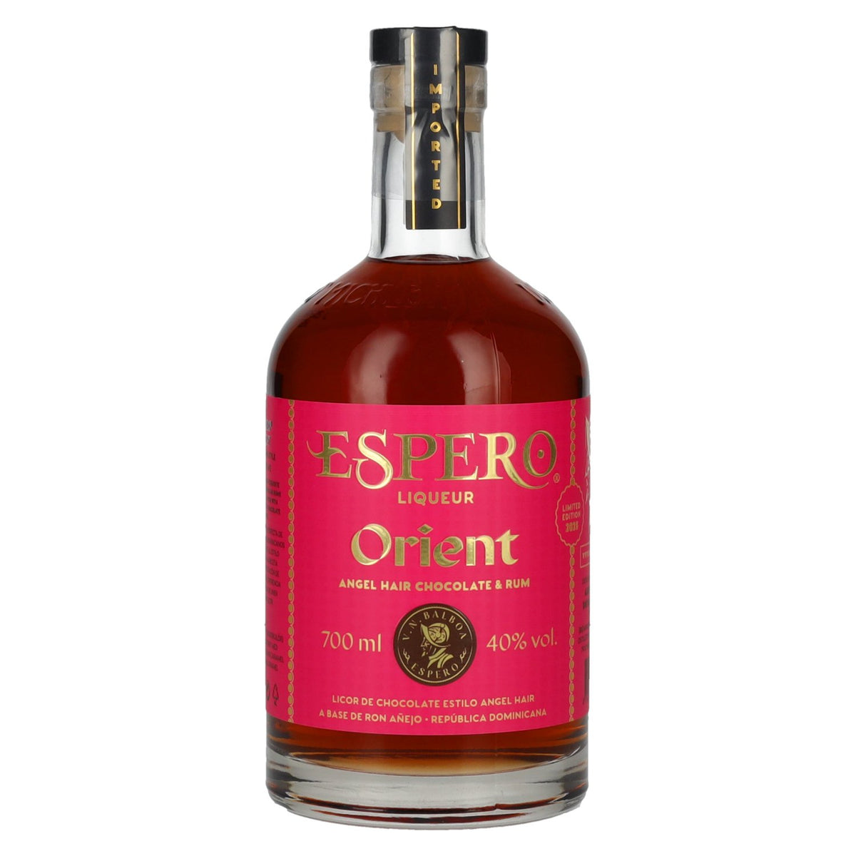 Ron Espero ORIENT Angel Hair Chocolate & Rum Liqueur Limited Edition 40% Vol. 0.7l
