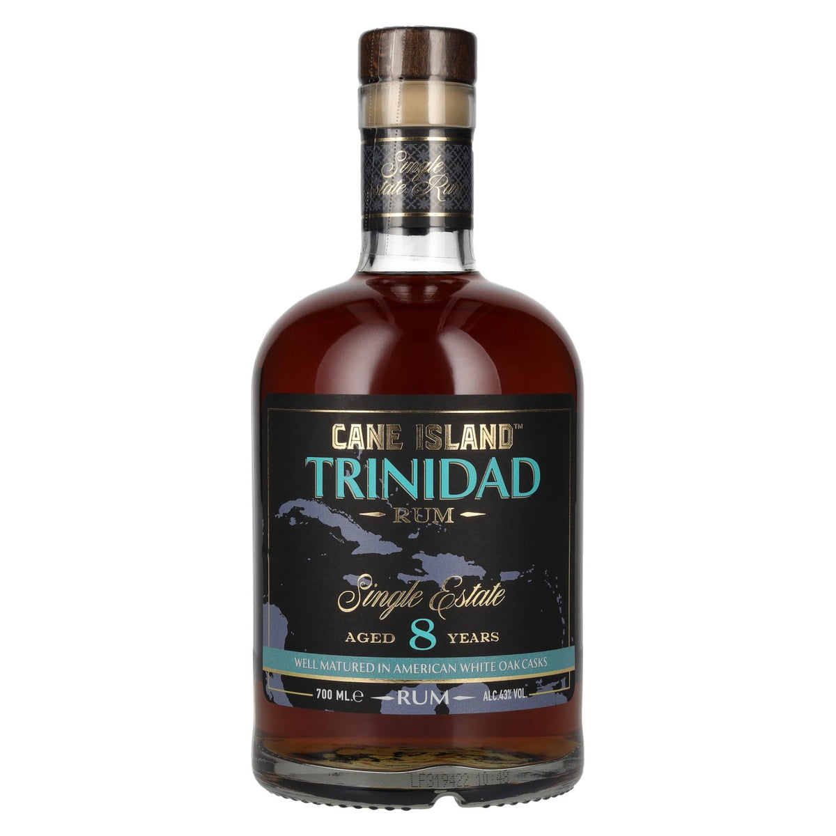 Cane Island TRINIDAD 8 Years Old Single Estate Rum 43% Vol. 0.7l