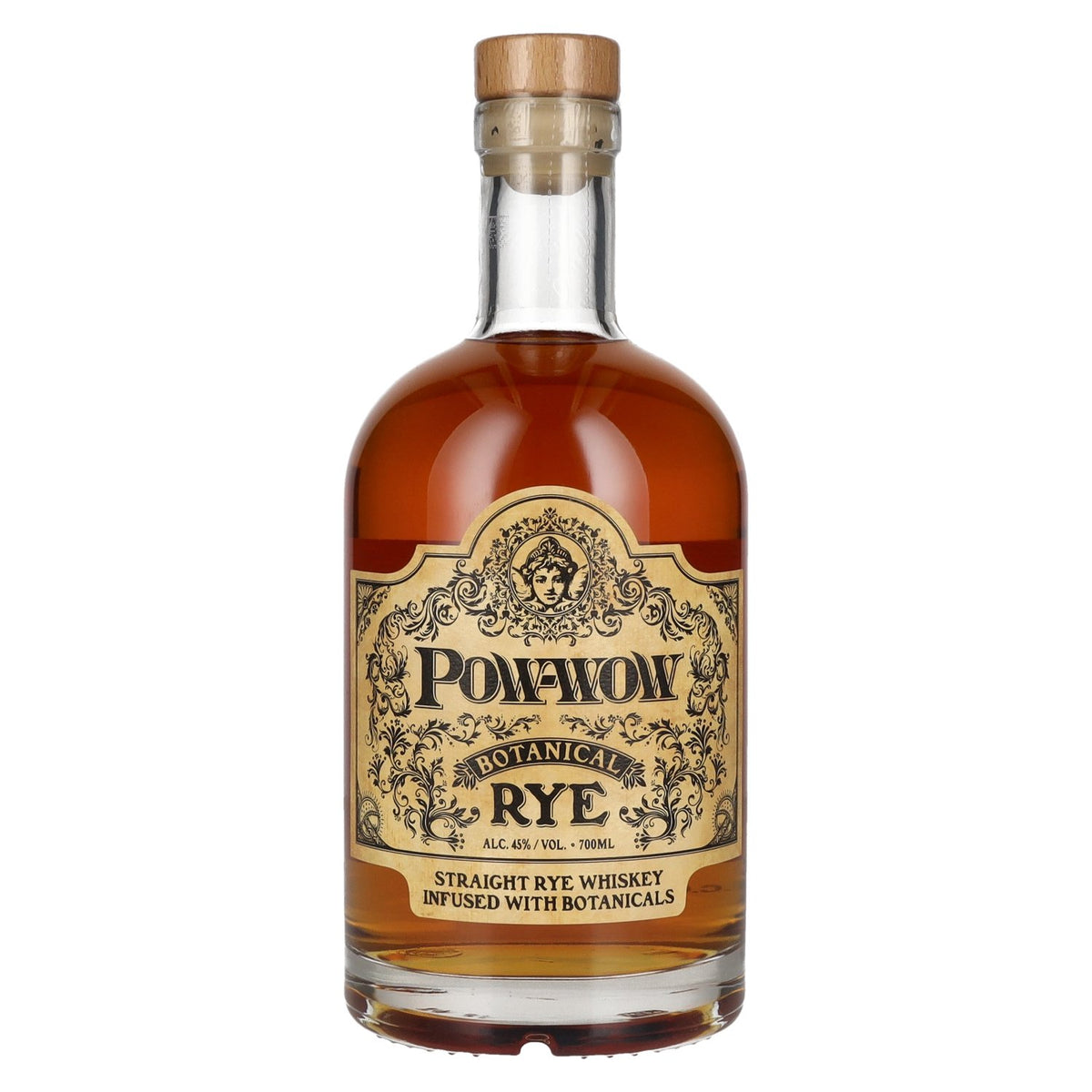 Pow-Wow Botanical RYE Straight Rye Whiskey 45% Vol. 0.7l