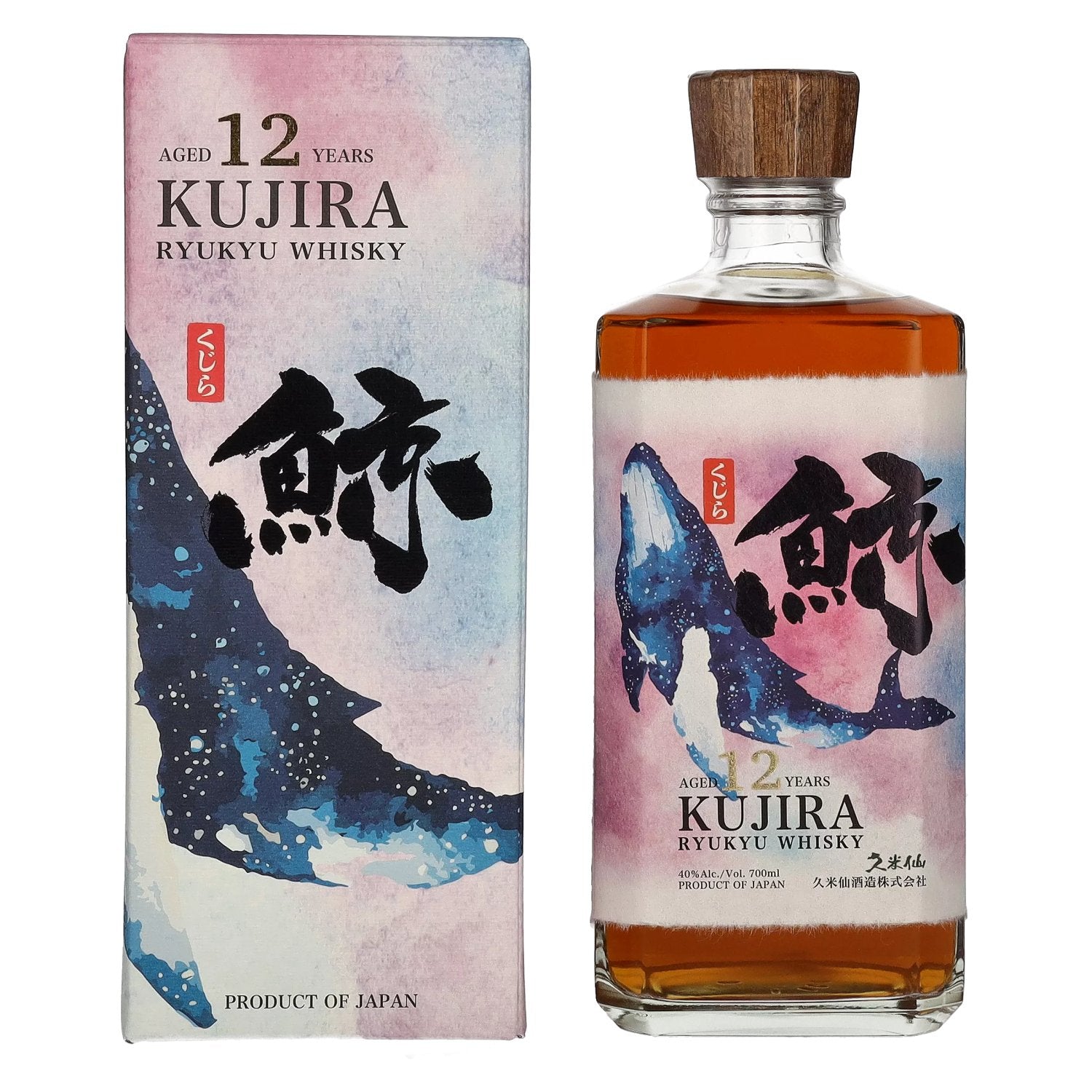 Kujira Ryukyu 12 Years Old SHERRY CASK Whisky 40% Vol. 0.7l in gift box