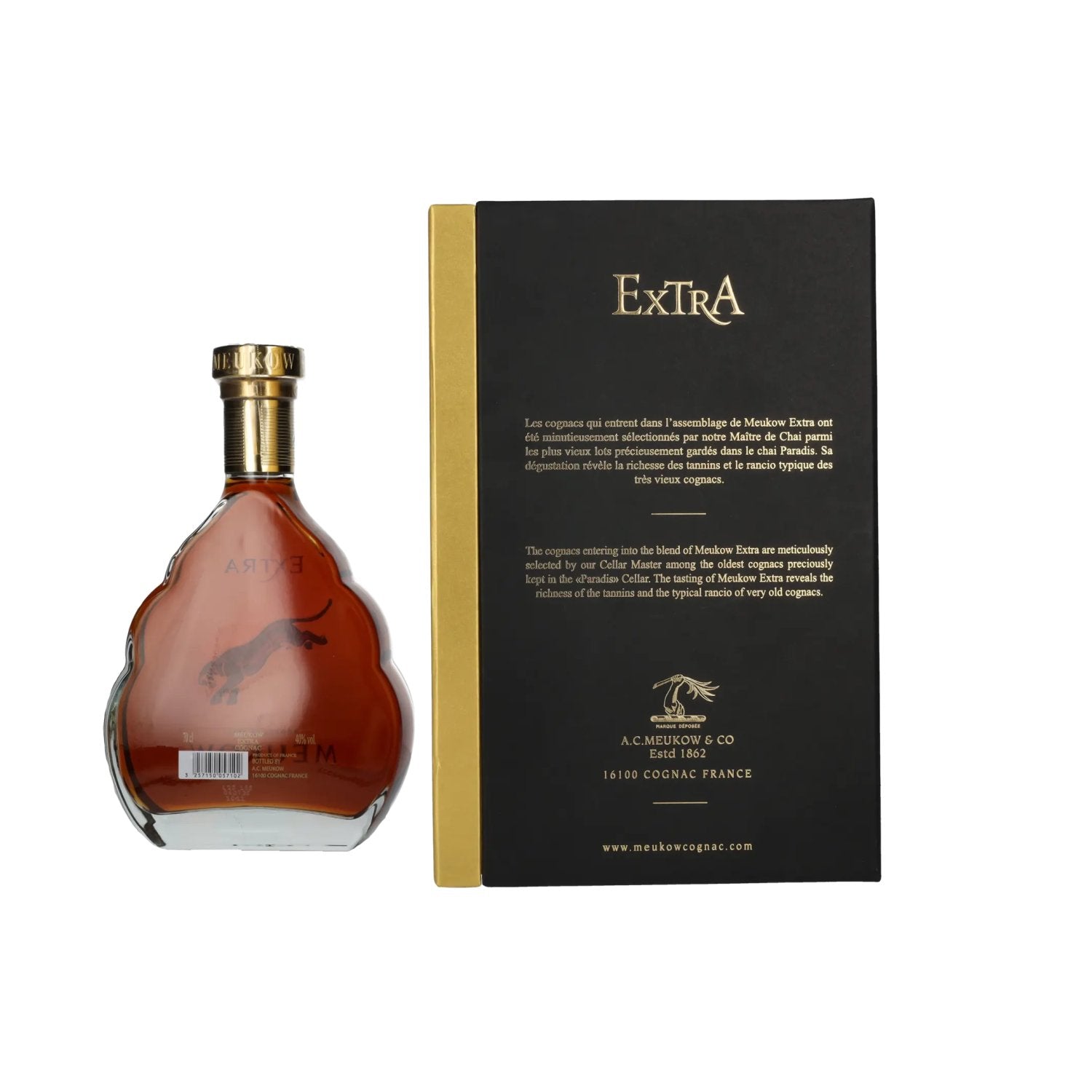Meukow EXTRA Cognac 40% Vol. 0,7l in Geschenkbox