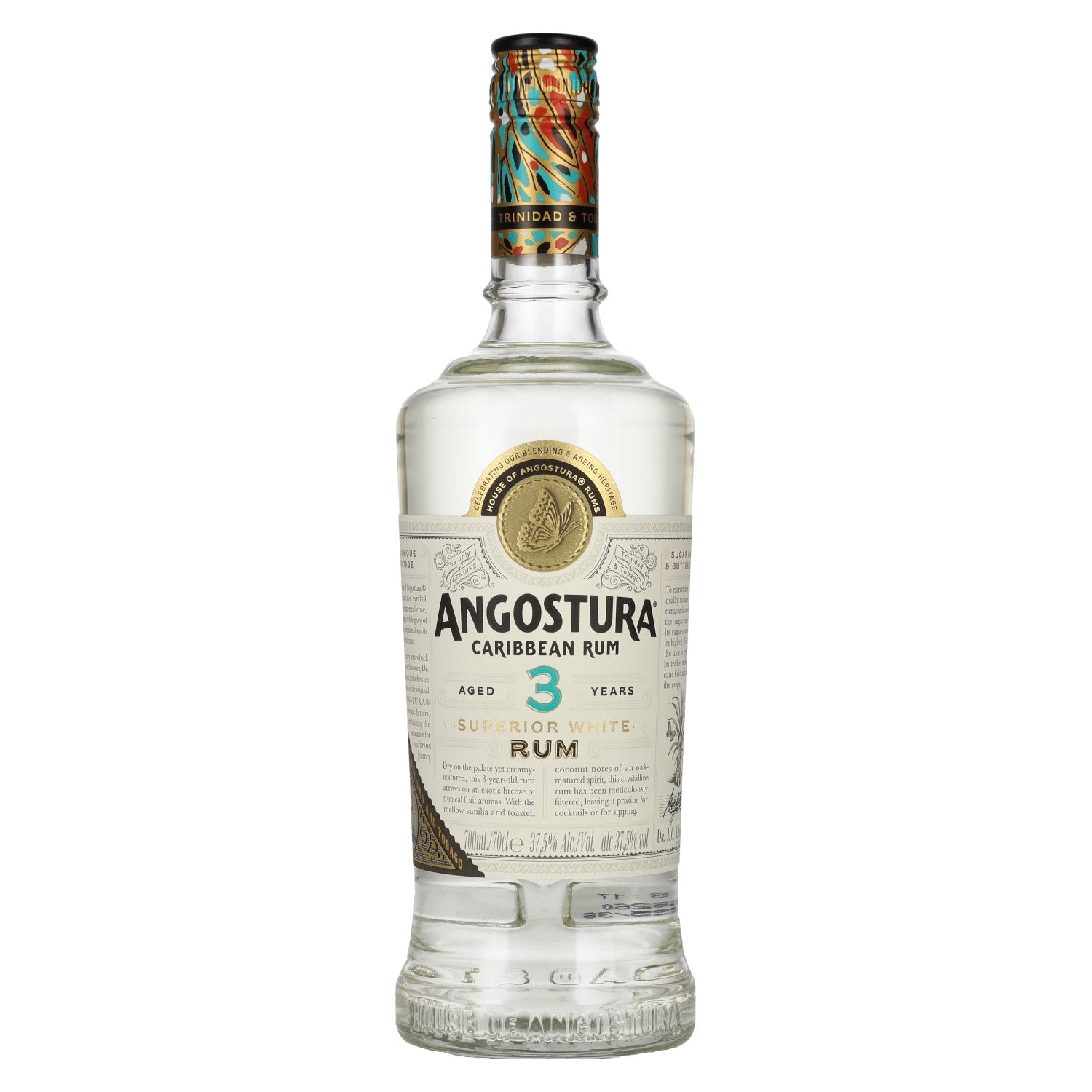Angostura 3 Years Old Superior White Rum 37.5% Vol. 0.7L
