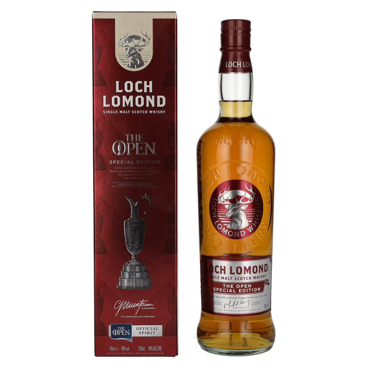 Loch Lomond THE OPEN Single Malt Special Edition 46% Vol. 0.7l in Gift Box