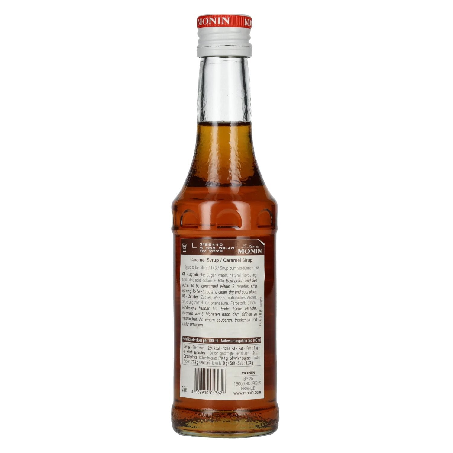 Monin Caramel Syrup 0.25l