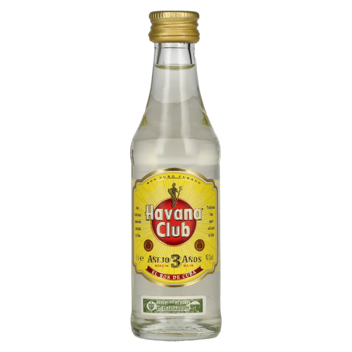 Havana Club Añejo 3 Años Rum 40% ABV 0.05 l