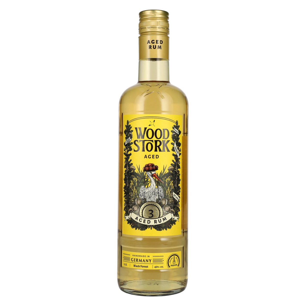 Wood Stork Black Forest Aged Rum 40% ABV 0.7 l