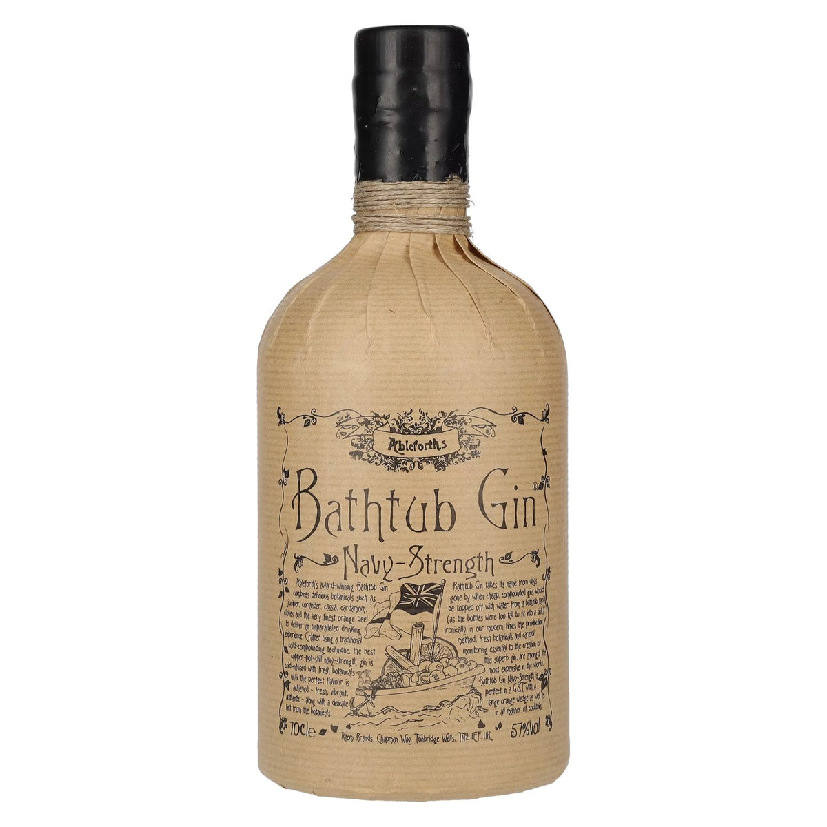 Ableforth’s Bathtub Gin Navy Strength 57% ABV 0.7l