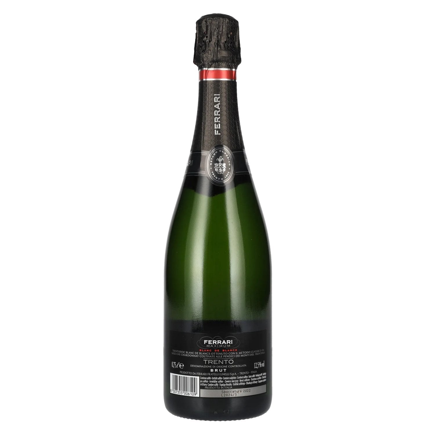 Ferrari MAXIMUM Blanc de Blanc Brut 12.5% Vol. 0.75l