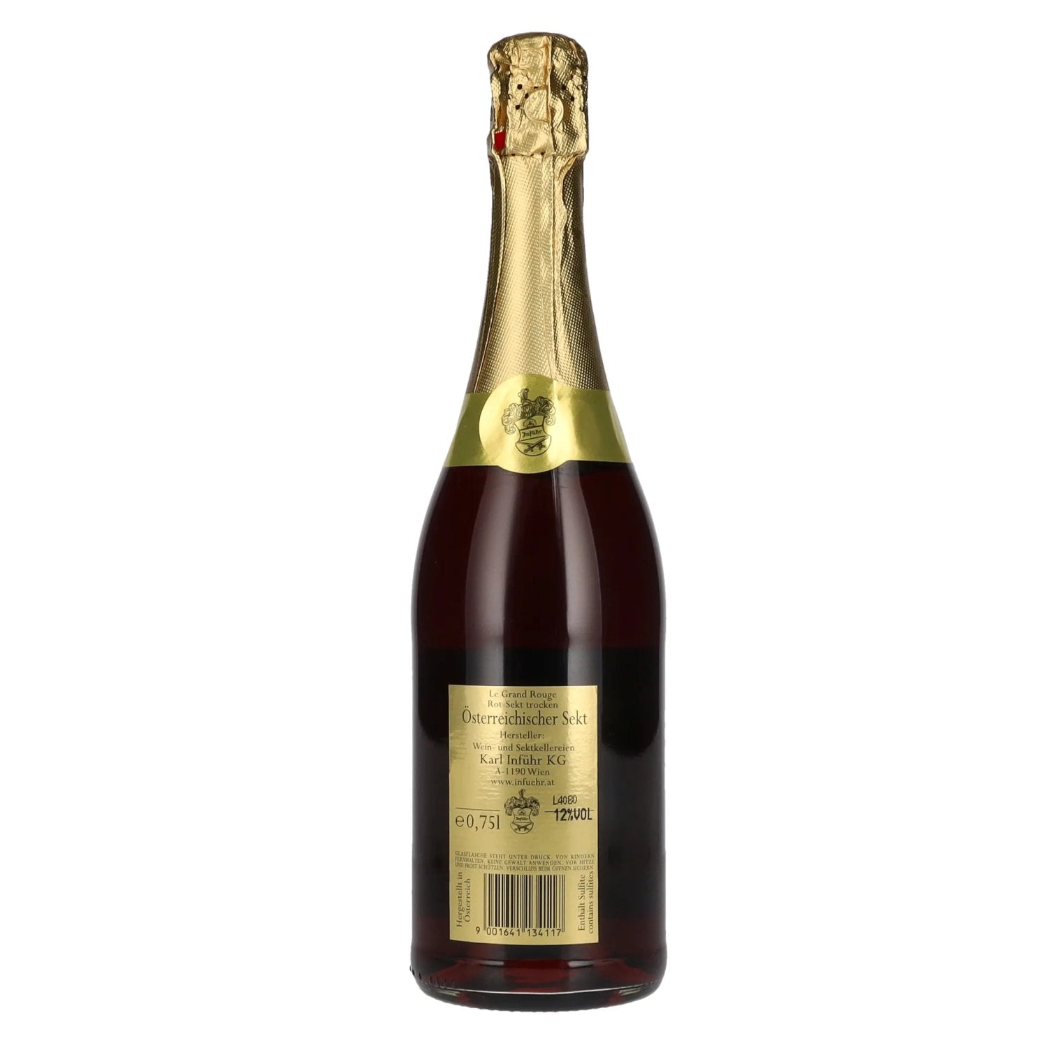 Inführ Sekt Le Grand Rouge 12% Vol. 0,75l