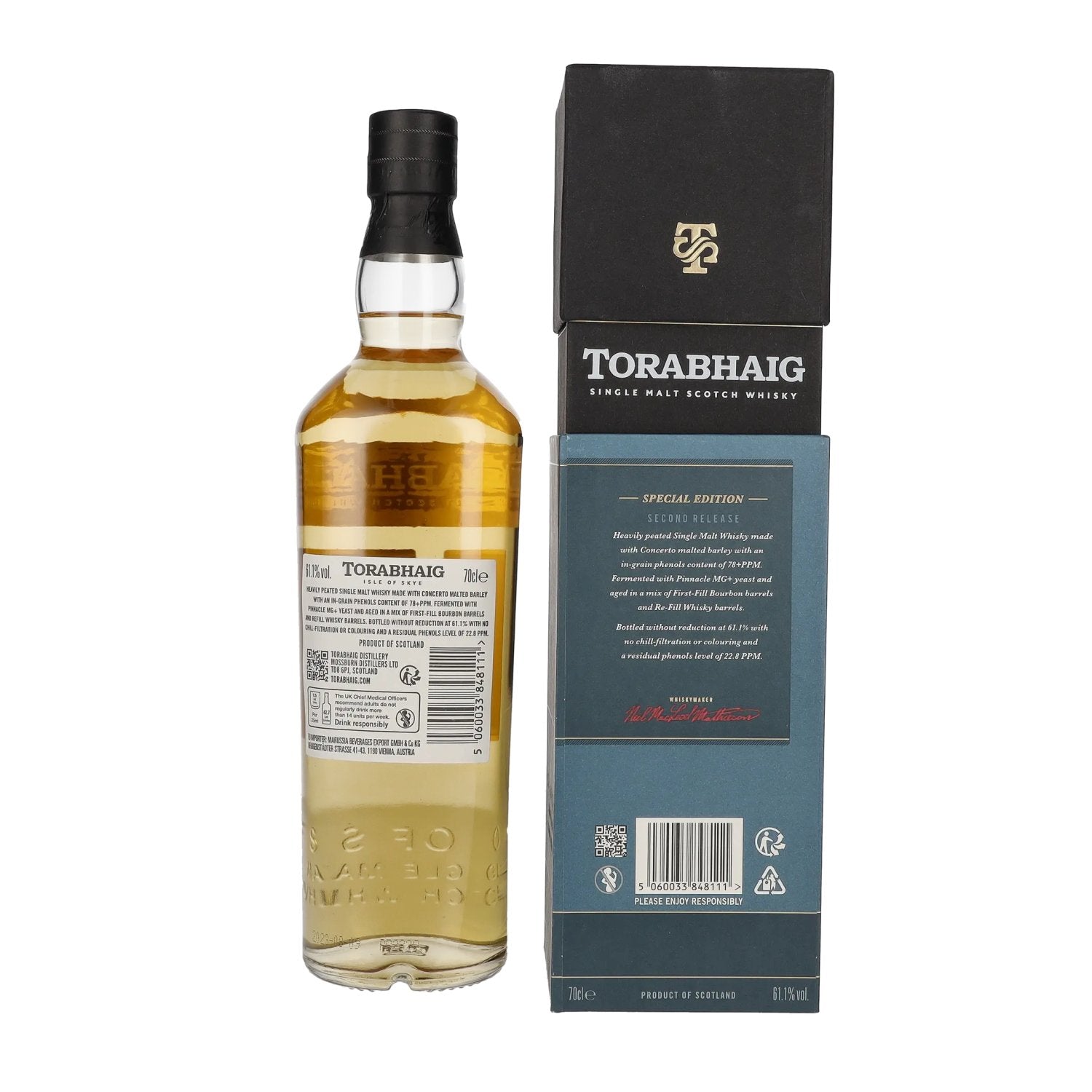 Torabhaig ALLT GLEANN The Legacy Series BATCH STRENGTH Single Malt 61.1% Vol. 0.7L in gift box