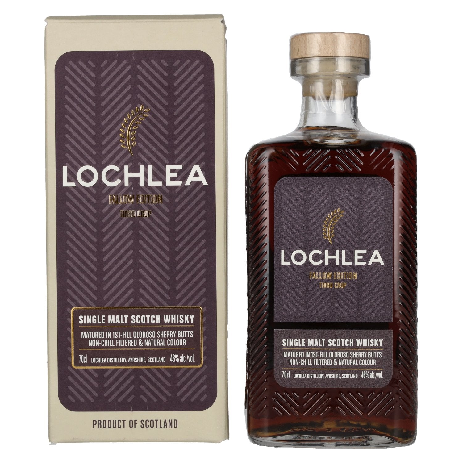 Lochlea FALLOW EDITION Third Crop Single Malt Scotch Whisky 46% Vol. 0.7L in gift box