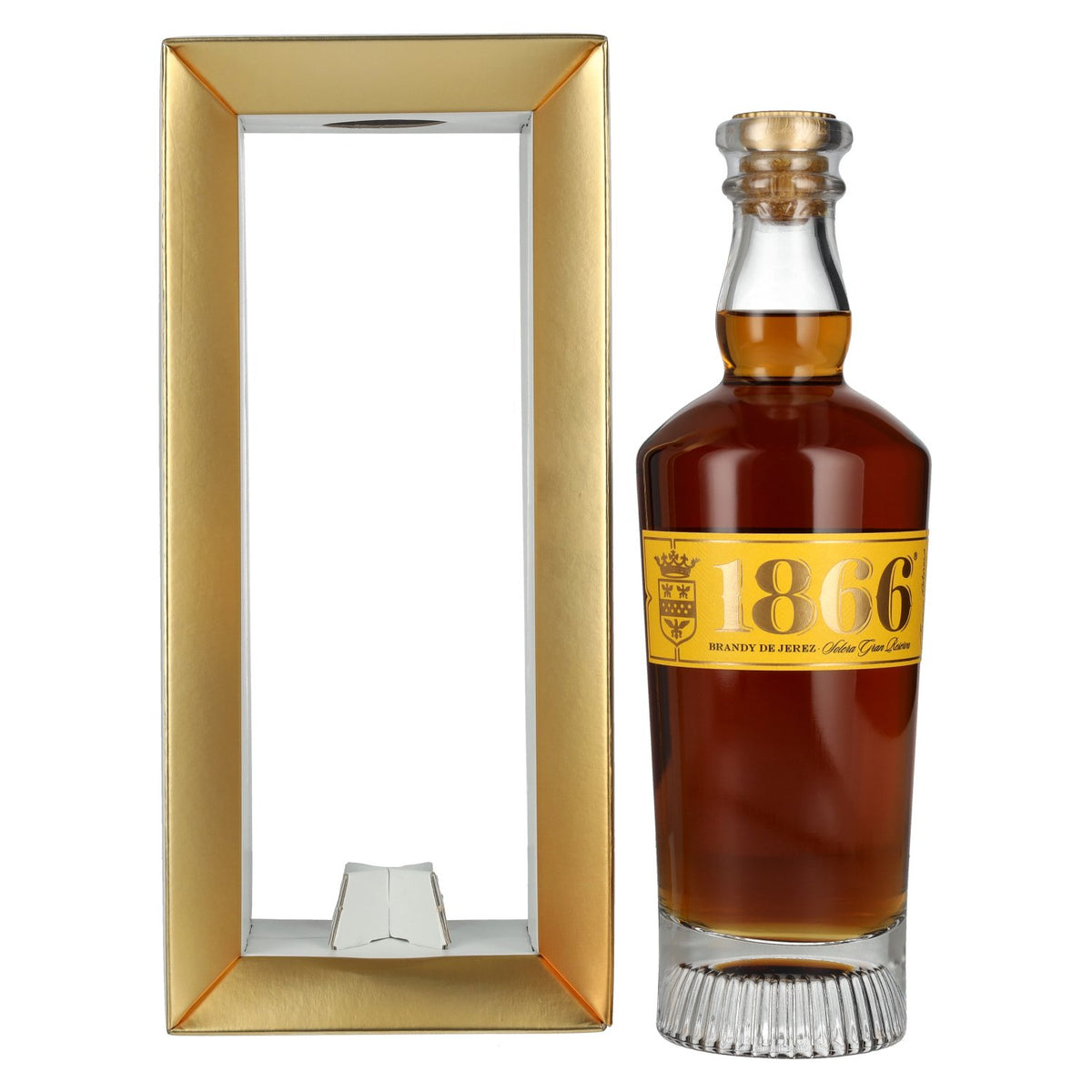 1866 Brandy Solera Gran Reserva 40% vol. 0.7 l in a gift box