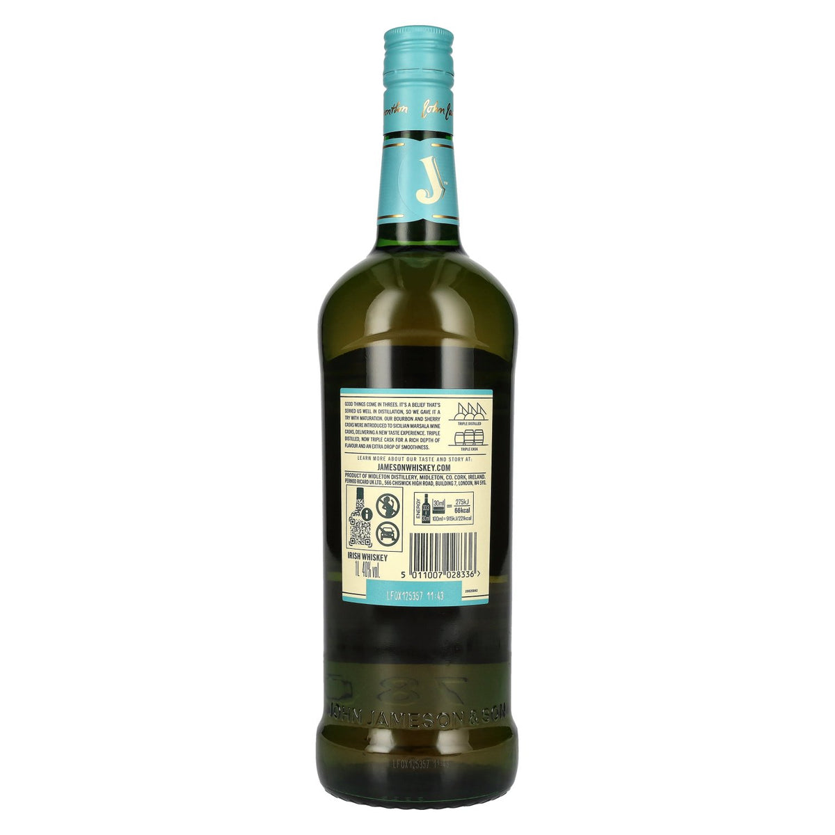 Jameson TRIPLE TRIPLE Marsala Cask Irish Whiskey Travel Exclusive 40% Vol. 1l