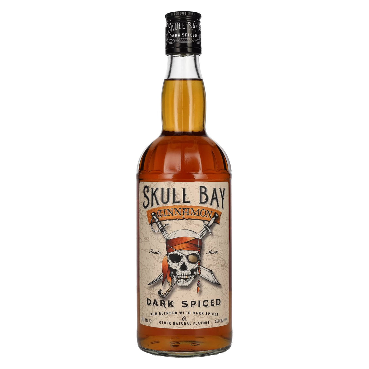 Skull Bay CINNAMON Dark Spiced 37.5% Vol. 0.7L