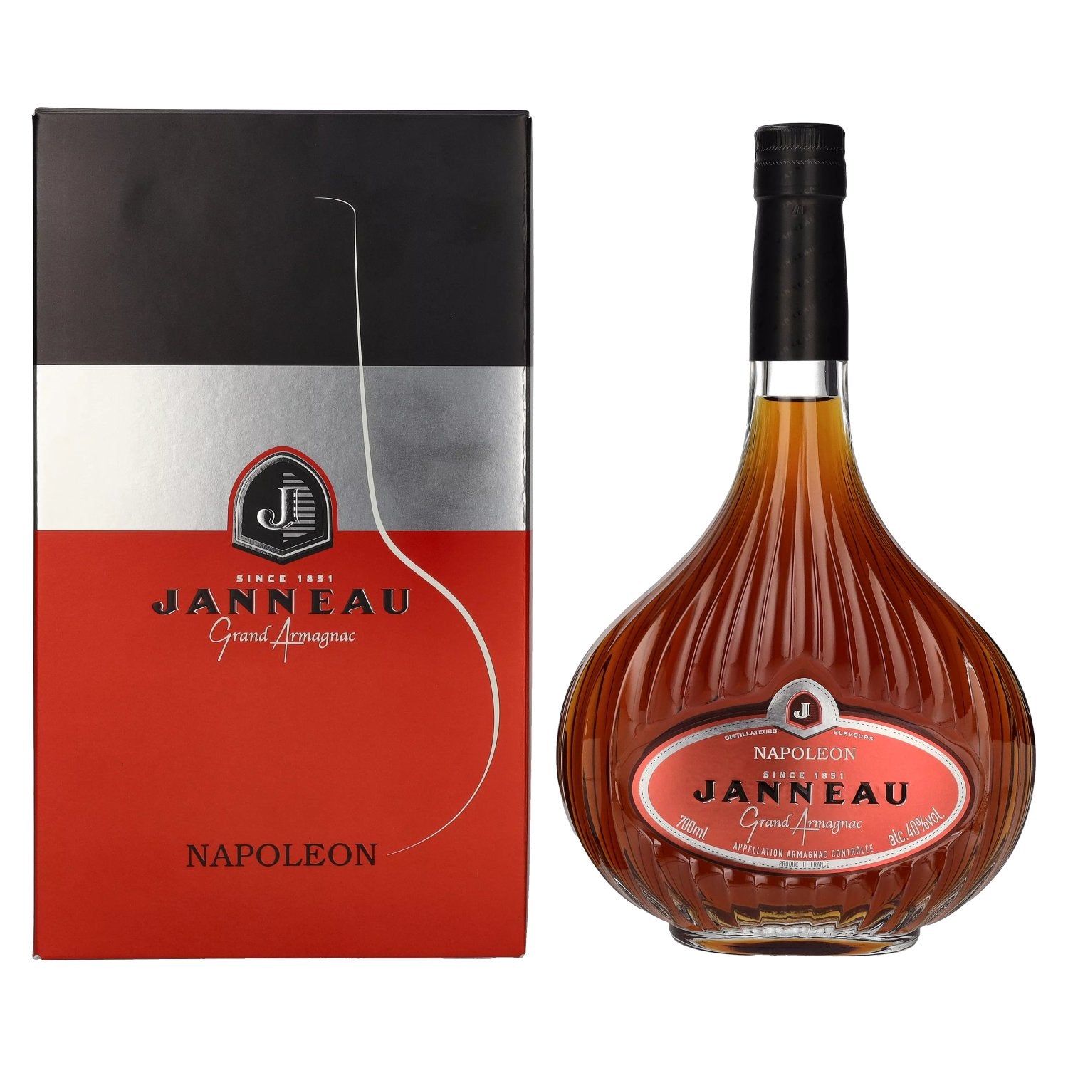 Janneau Napoleon Grand Armagnac 40% Vol. 0.7L in gift box