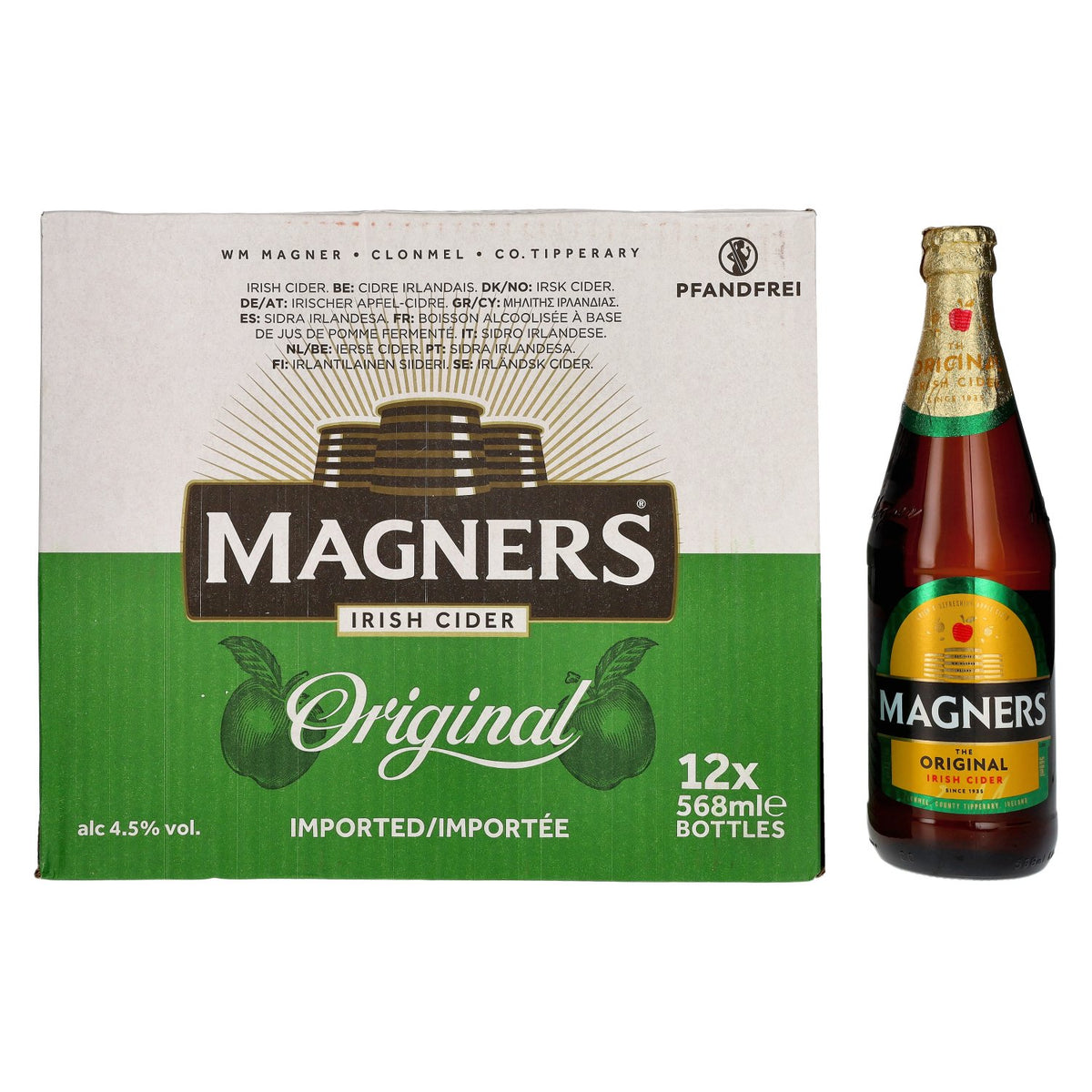 Magners Irish Cider ORIGINAL 4,5% Vol. 12x0,568l