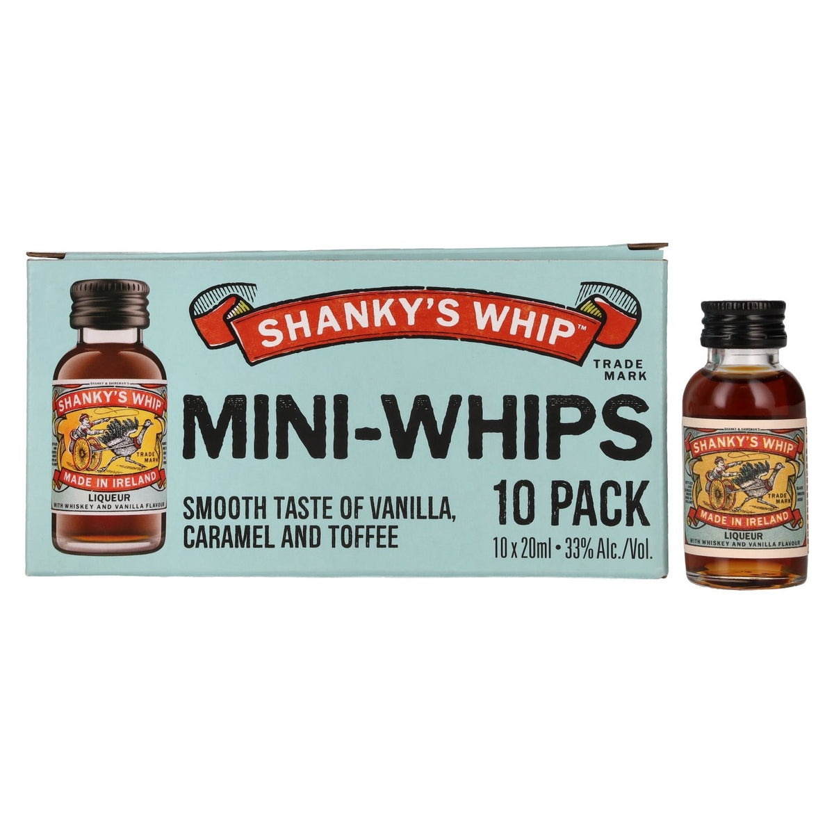Shanky's Whip Liqueur 33% Vol. 10x0.02l