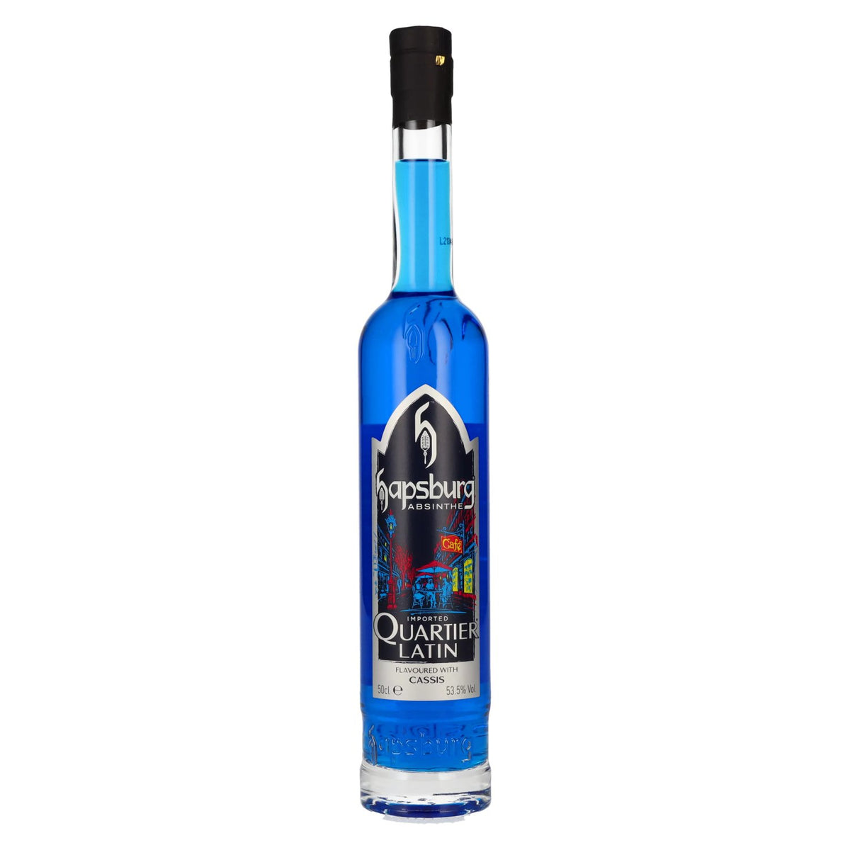 Hapsburg Absinthe QUARTIER LATIN Flavored with CASSIS 53.5% Vol. 0.5l