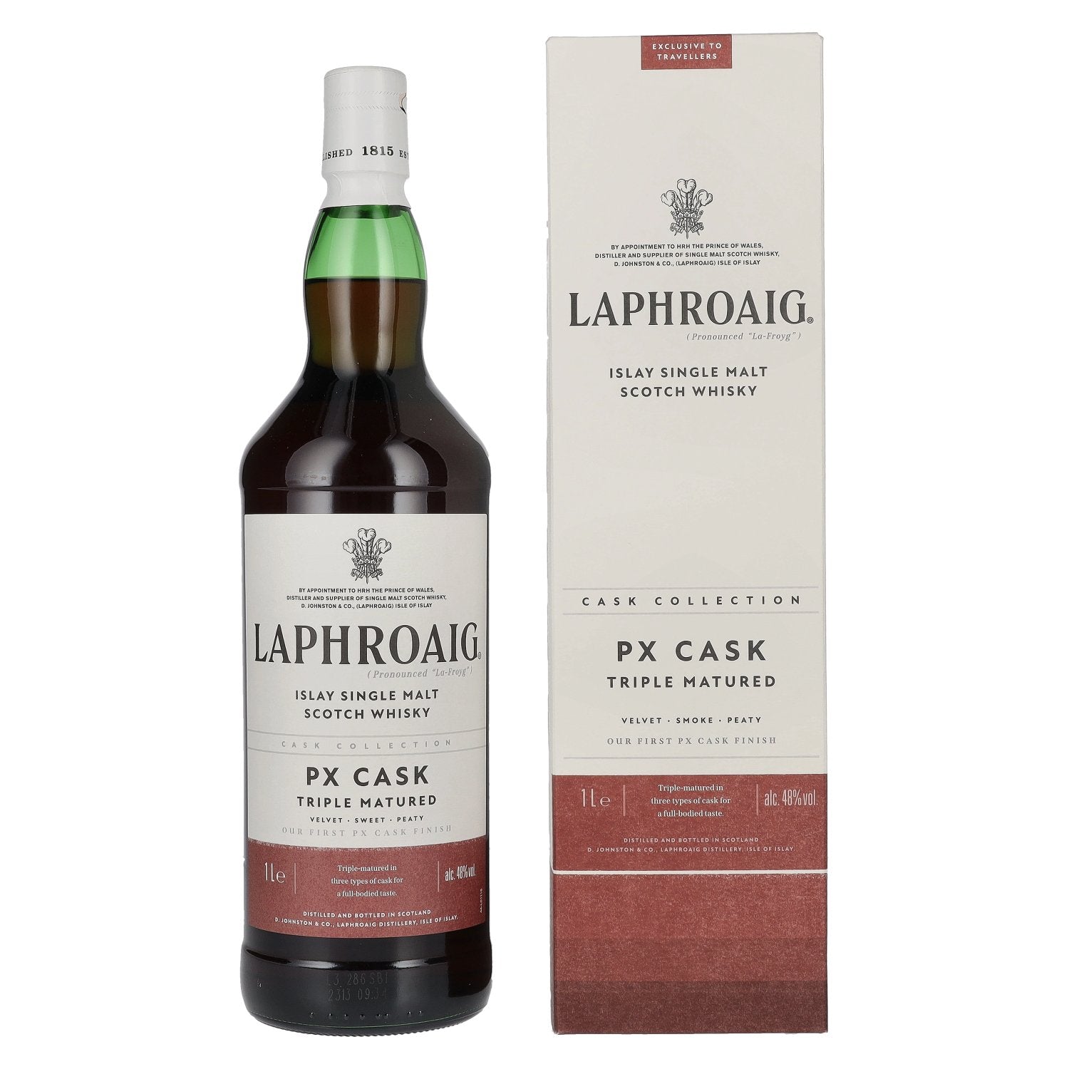 Laphroaig PX Cask Triple Matured Islay Single Malt Scotch Whisky 48% Vol. 1l in Geschenkbox