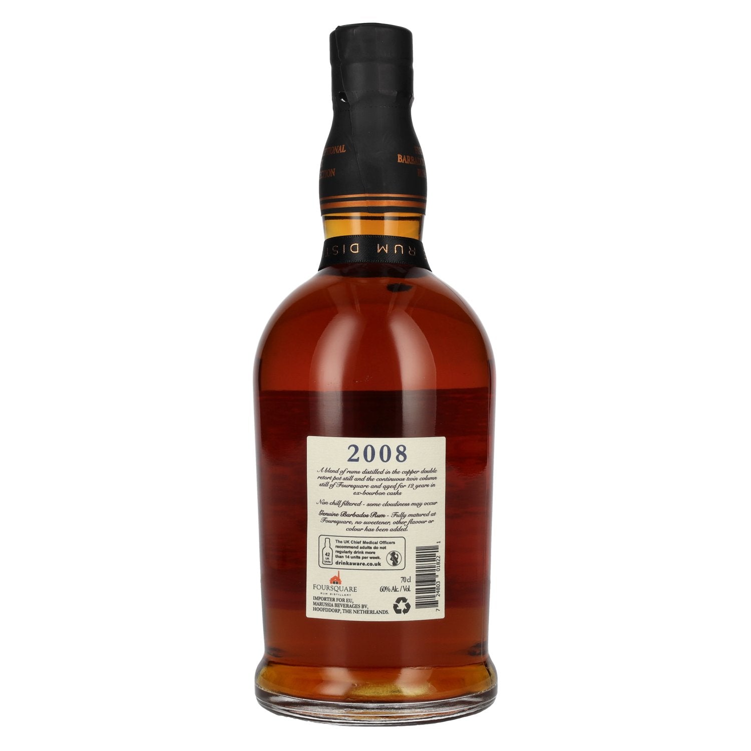 Foursquare 12 Years Old Single Blended Rum 2008 60% Vol. 0,7l