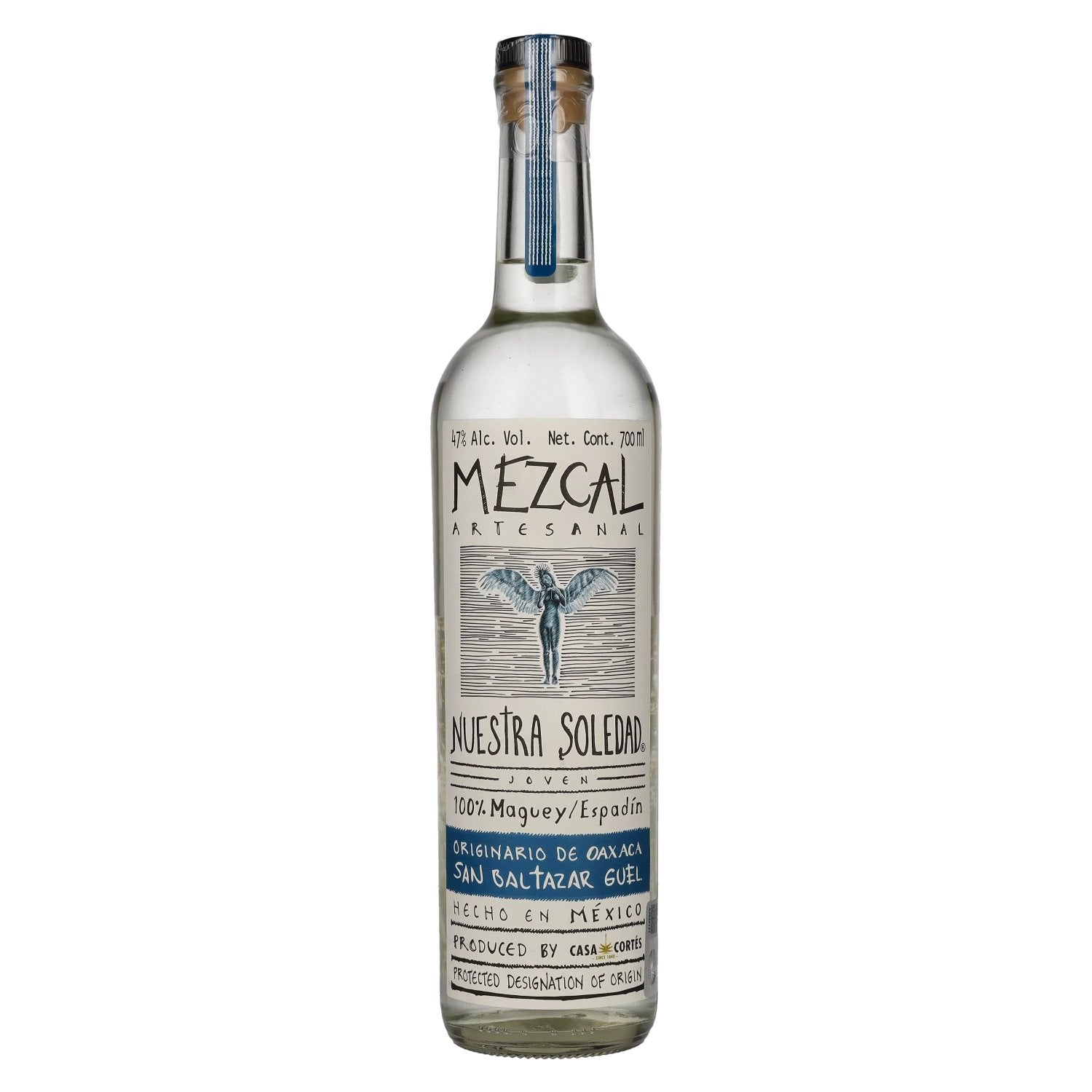 Nuestra Soledad Mezcal Joven SAN BALTAZAR GUELAVILA 47% Vol. 0.7l