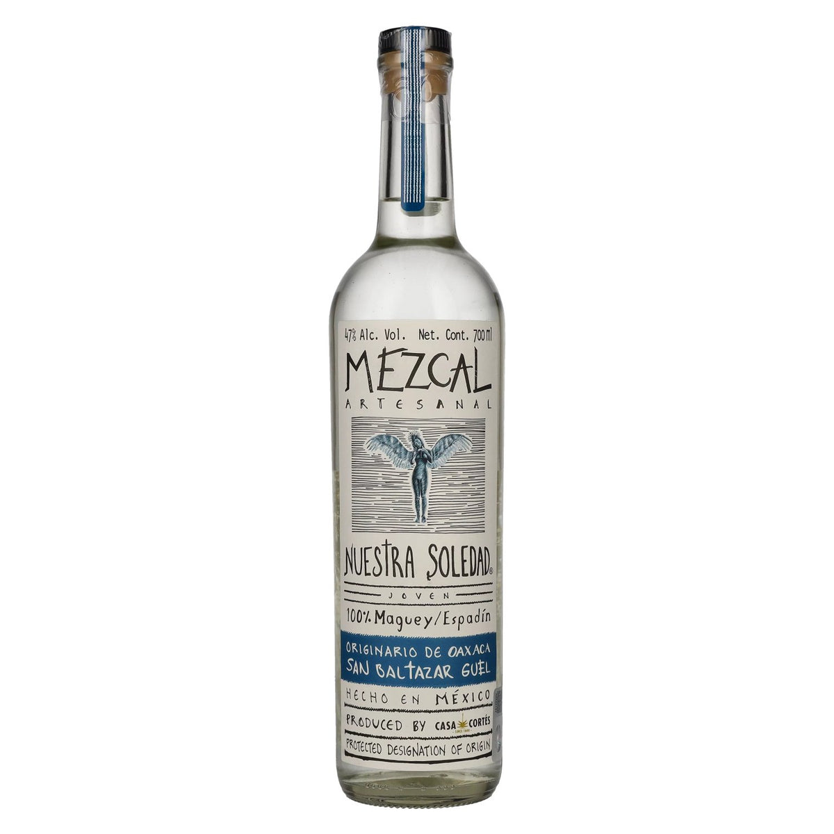 Nuestra Soledad Mezcal Joven SAN BALTAZAR GUELAVILA 47% Vol. 0.7l