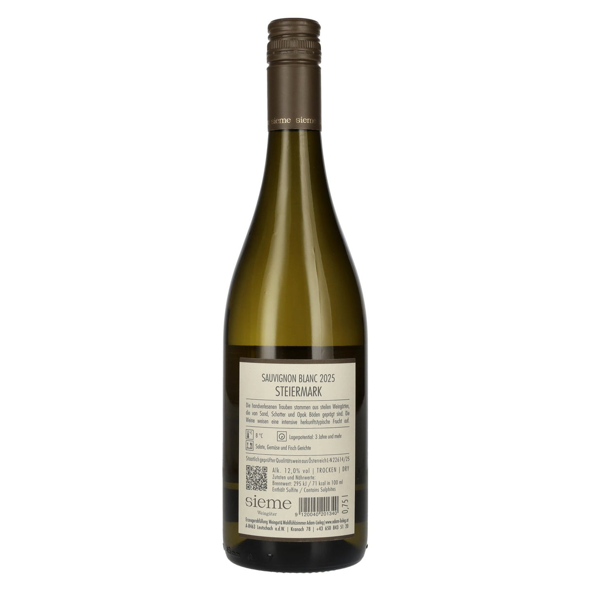 Adam-Lieleg Sauvignon Blanc Styria 2025 12% vol. 0.75 l