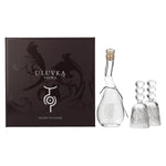 U'Luvka Vodka 40% Vol. 0.1L in gift box with 2 glasses