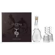 U'Luvka Vodka 40% Vol. 0.1L in gift box with 2 glasses