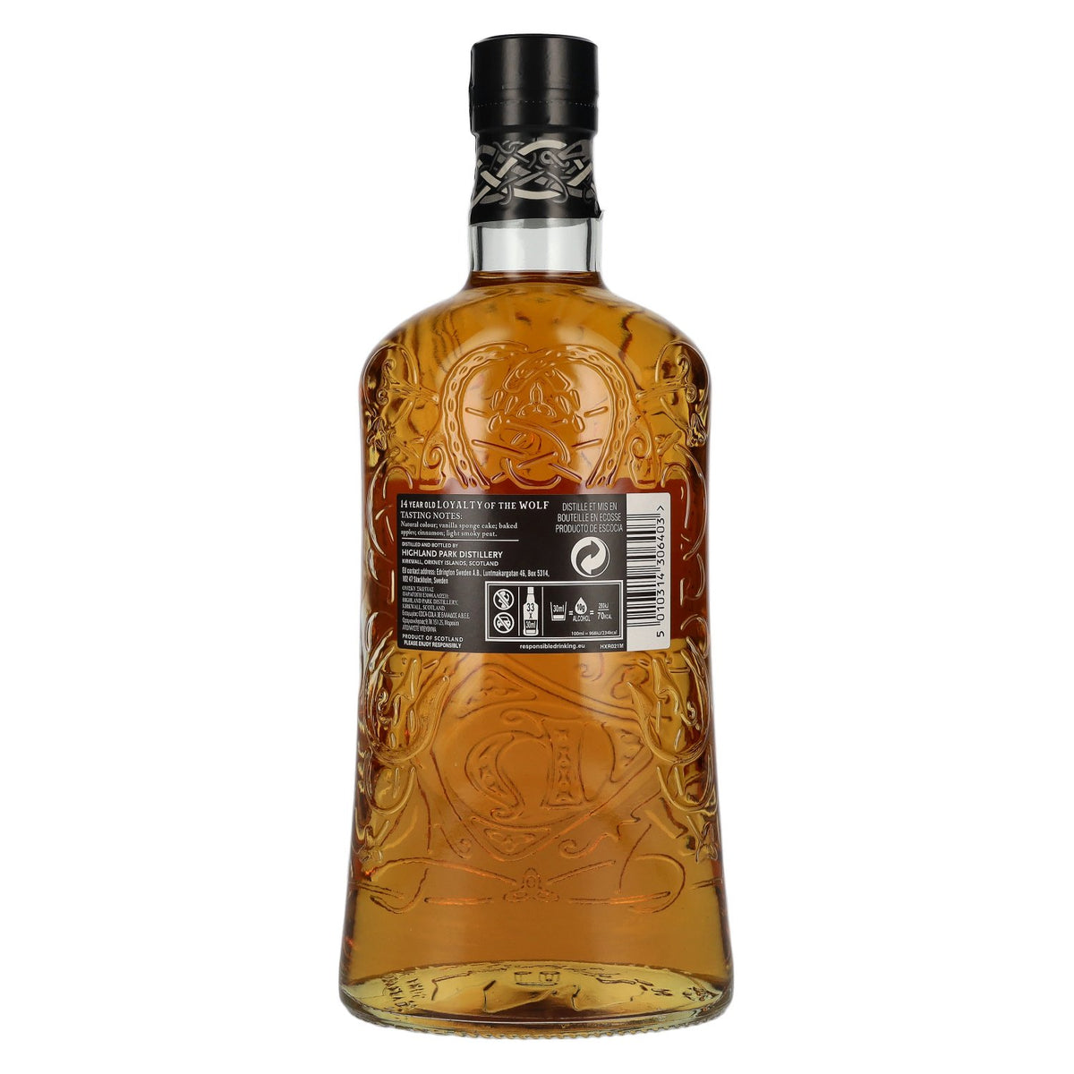 Highland Park 14 Years Old LOYALTY OF THE WOLF 42.3% ABV 1 litre