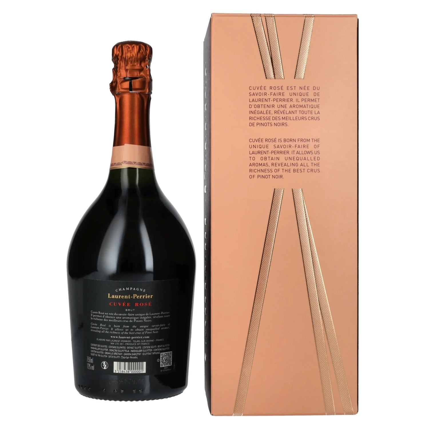 Laurent Perrier Champagne CUVÉE ROSÉ Brut 12% Vol. 0,75l in Geschenkbox