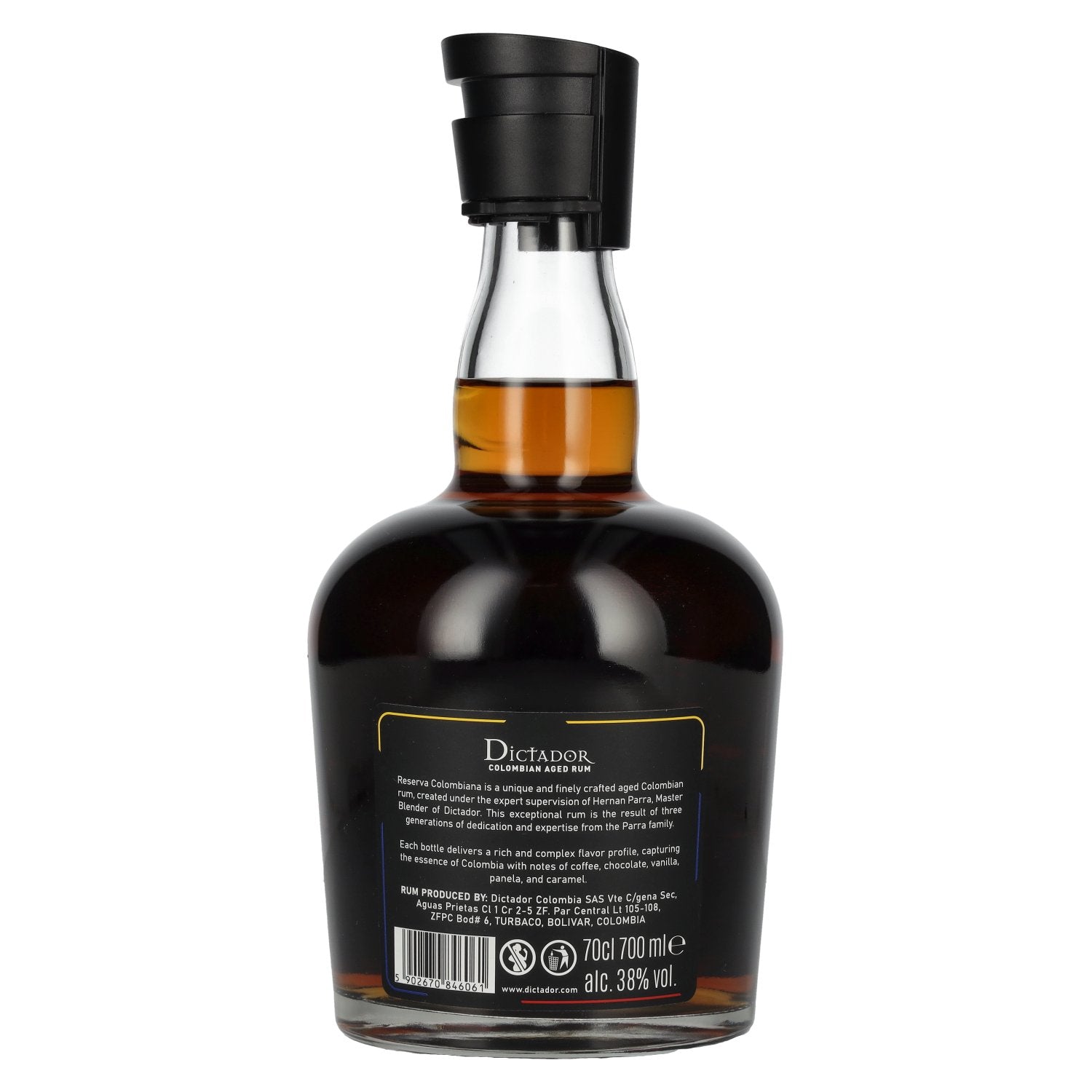 Dictador COLOMBIANA Reserva Aged Rum 2021 38% Vol. 0.7l
