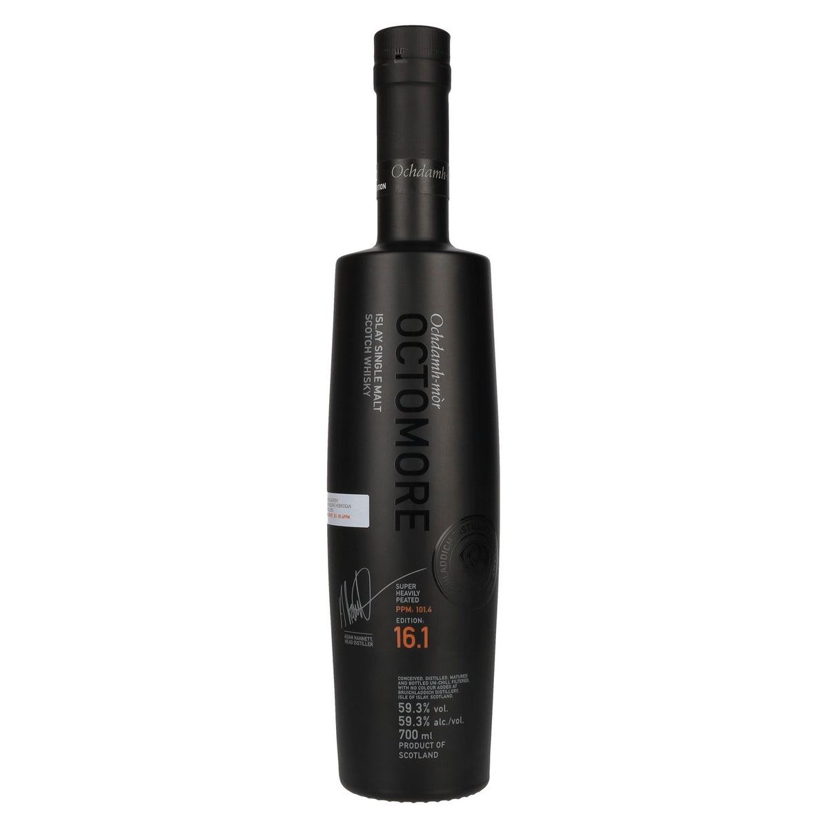 Octomore EDITION: 16.1 Super Heavily Peated Islay Single Malt Release 2025 59,3% Vol. 0,7l