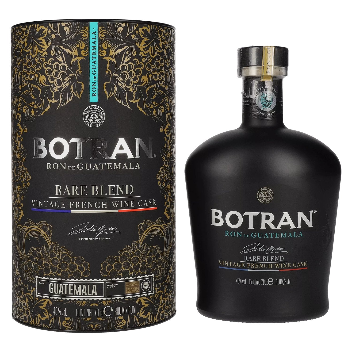 Botran Rare Blend Vintage French Wine Cask 40% Vol. 0.7l in gift box