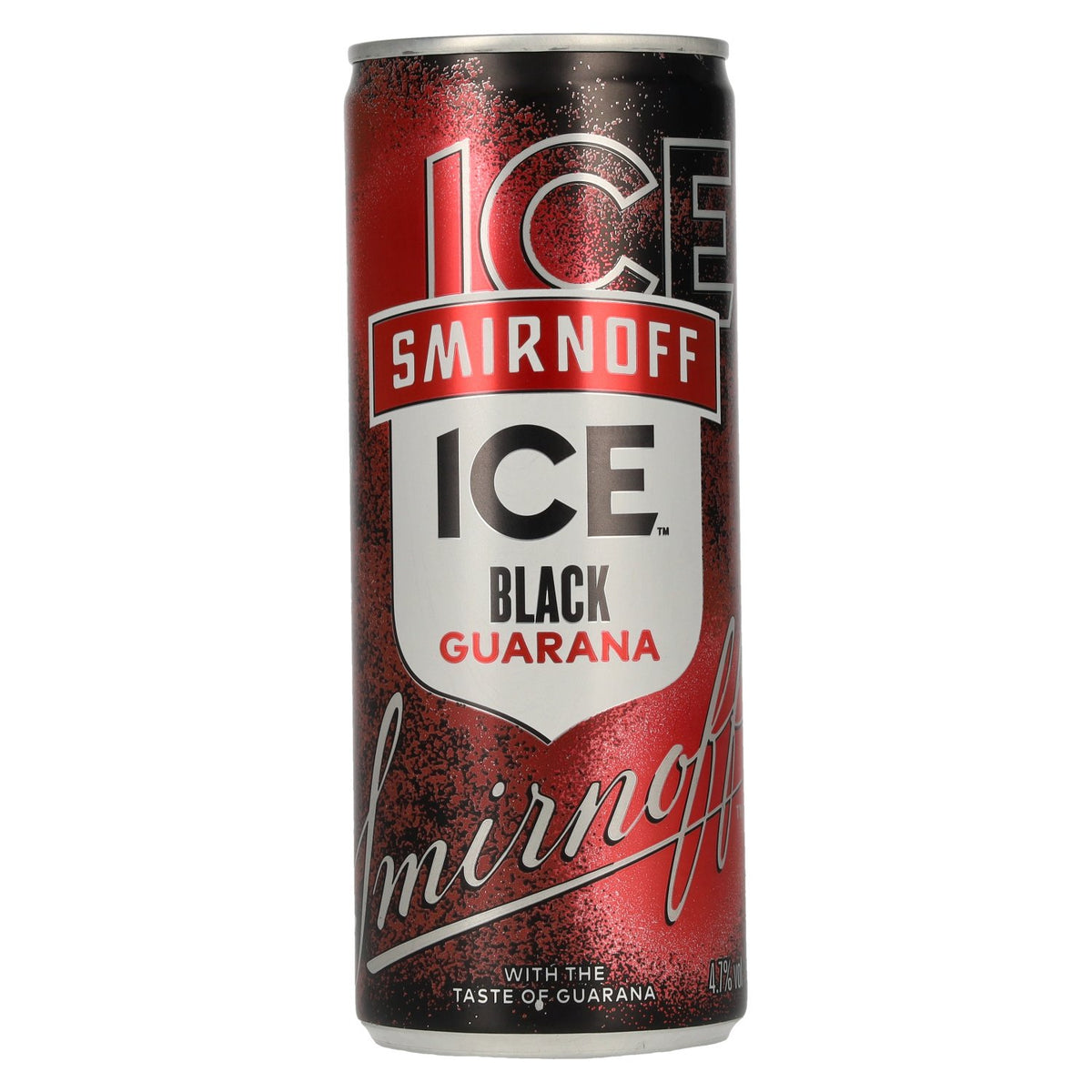 Smirnoff ICE Black Guarana 4.7% ABV, 0.25l can, deposit required